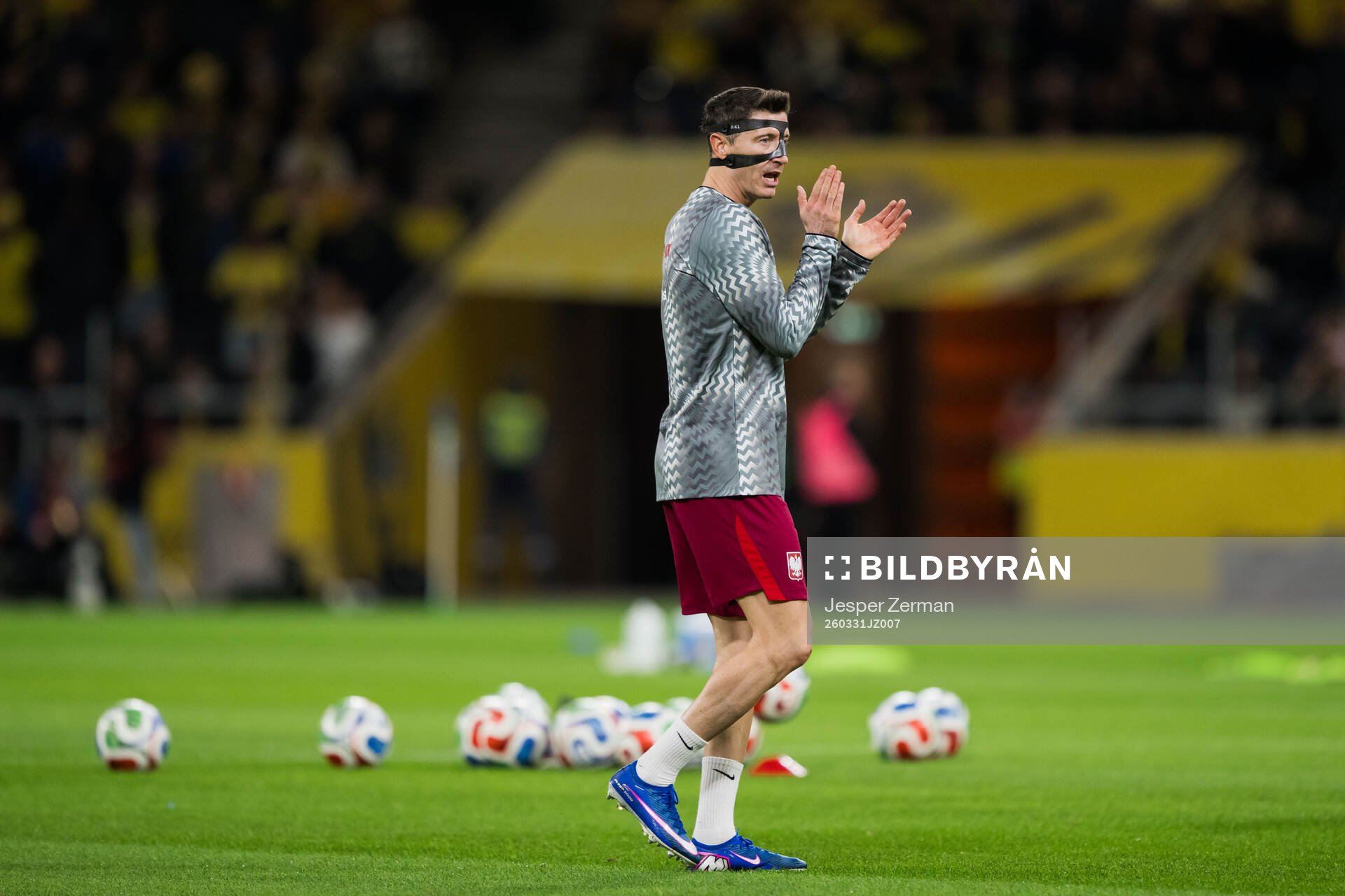 Robert Lewandowski of Poland