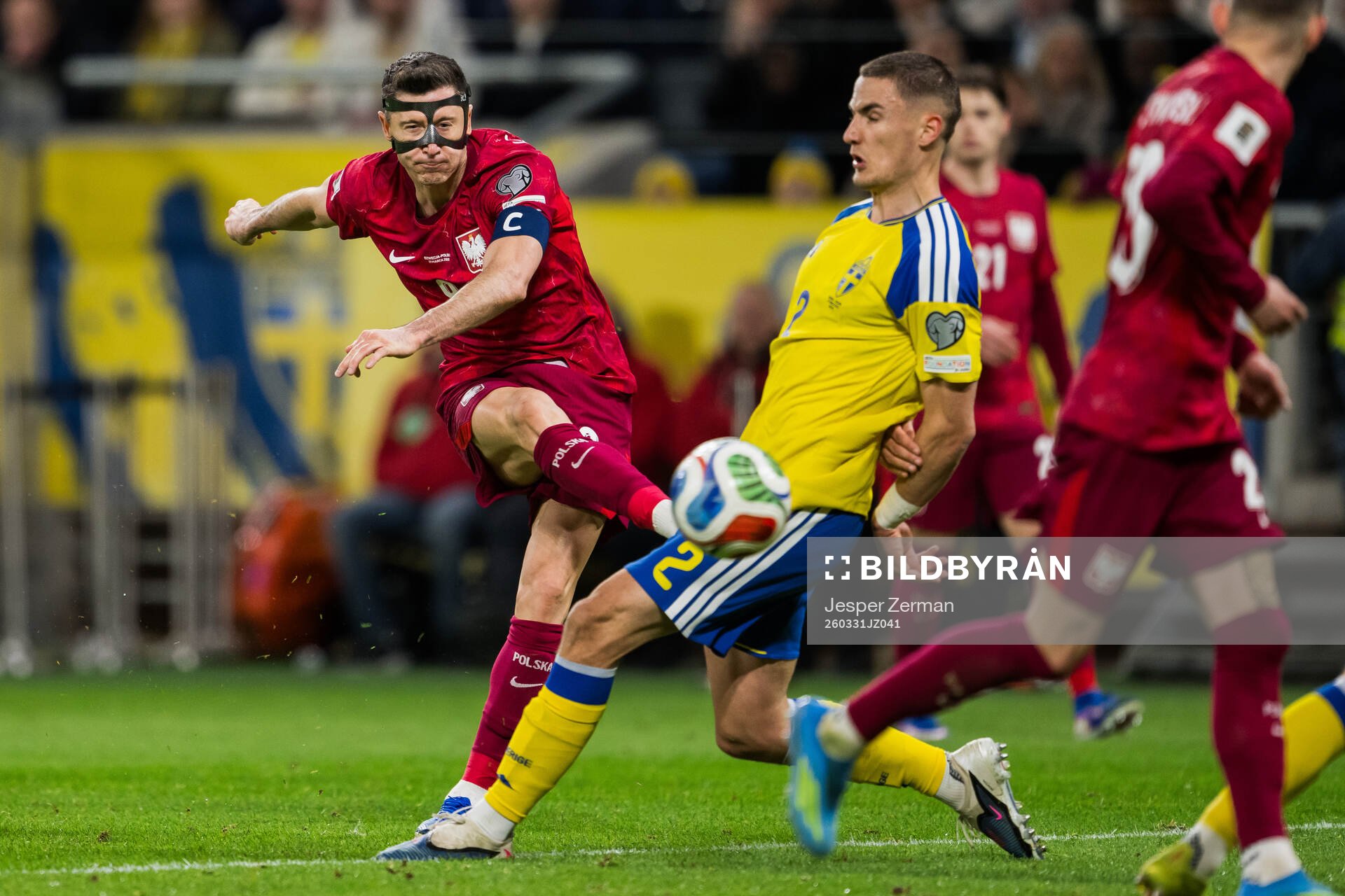 Robert Lewandowski of Poland