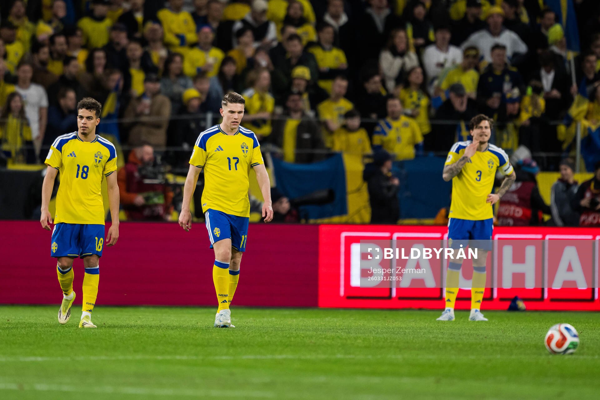 Yasin Ayari, Viktor Gyökeres and Victor Nilsson Lindelöf