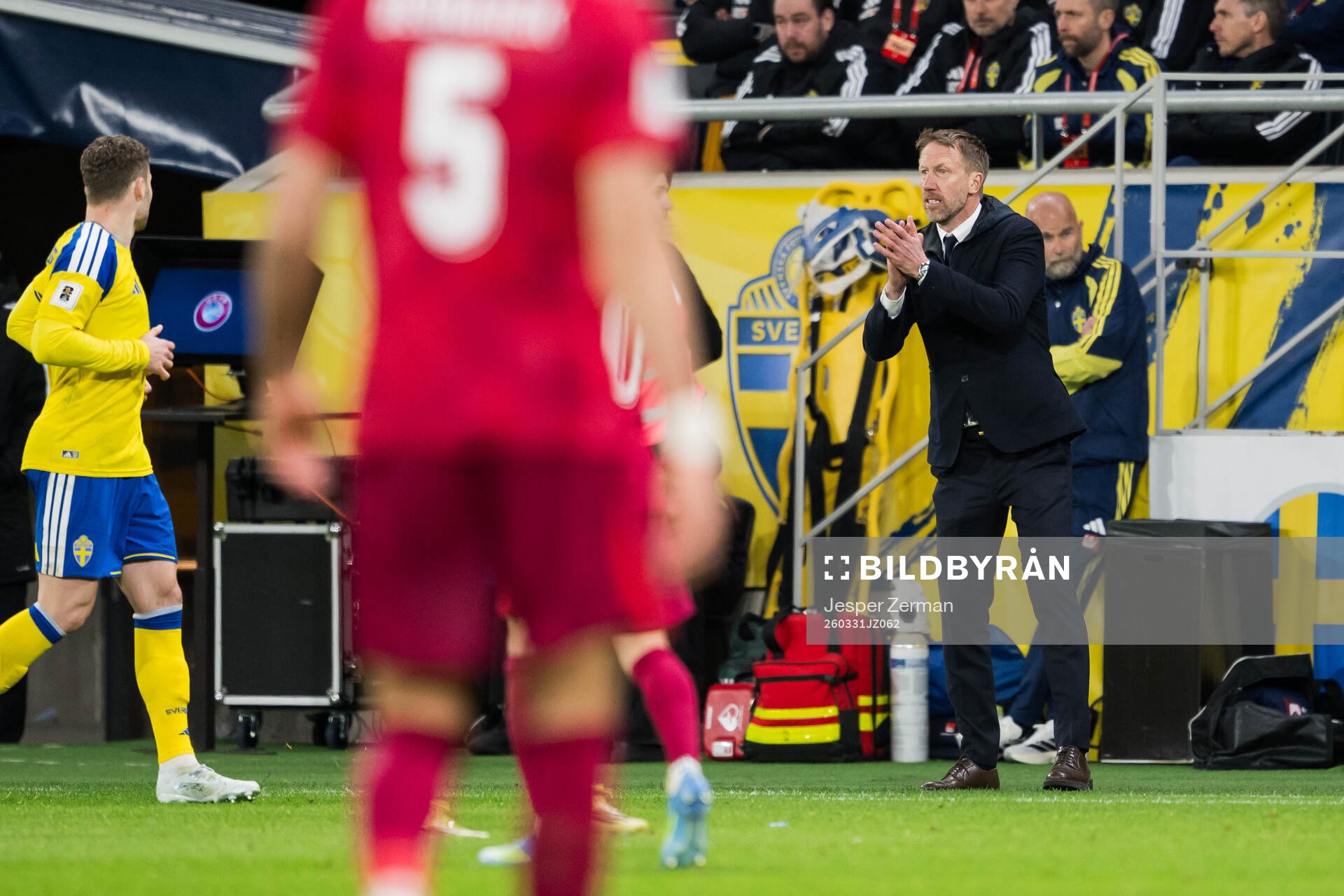 Head coach Graham Potter of Sweden