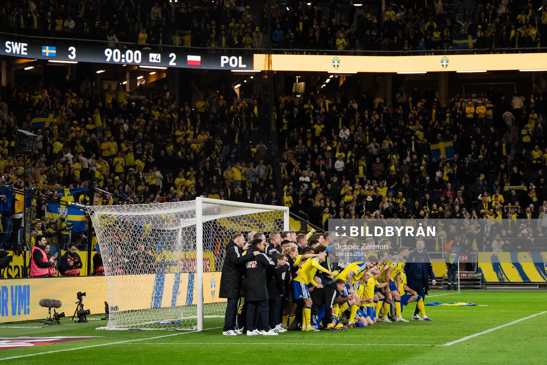 Sweden pose for a photo