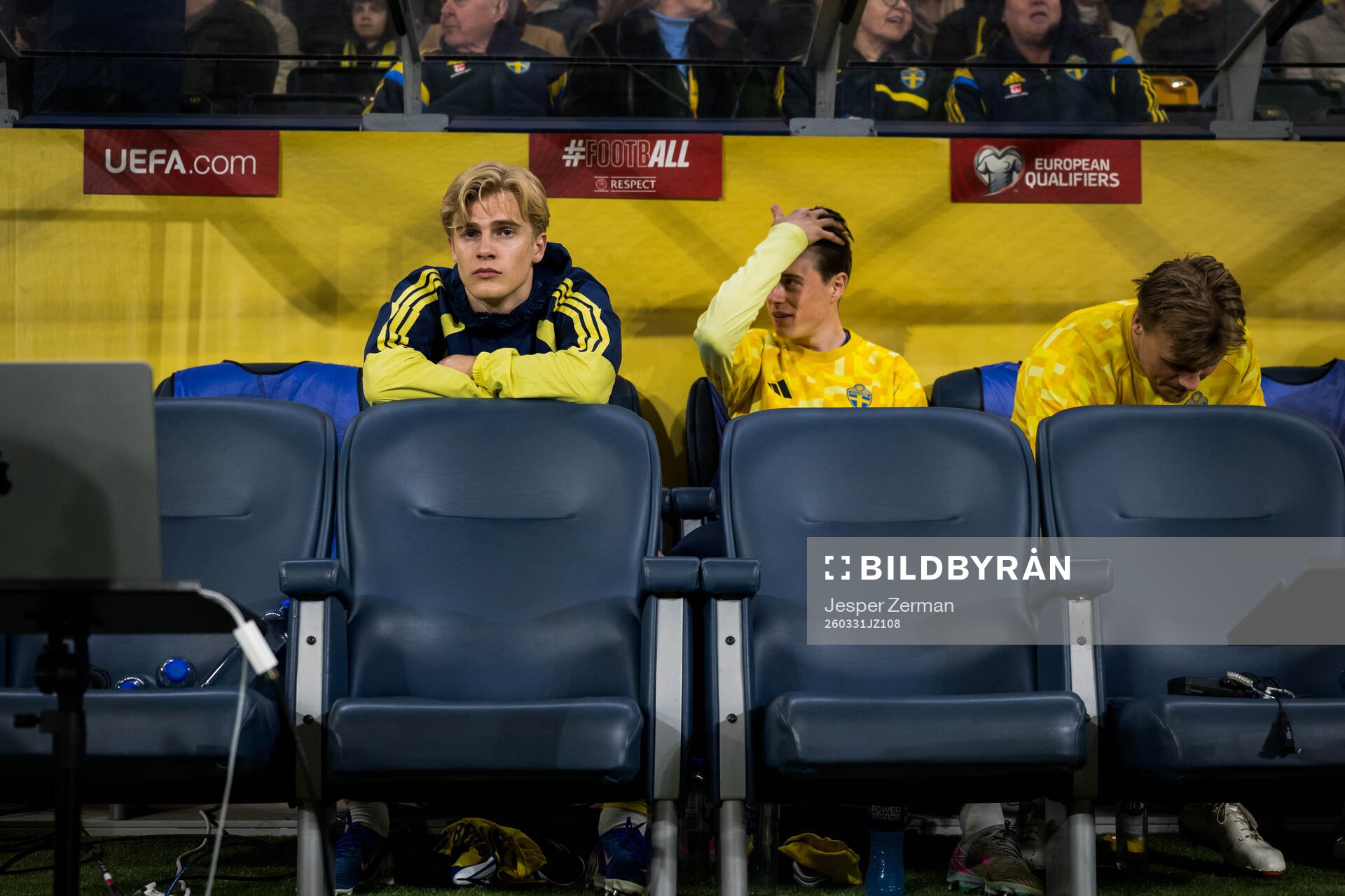 during the FIFA World Cup Qualifier play-off final football