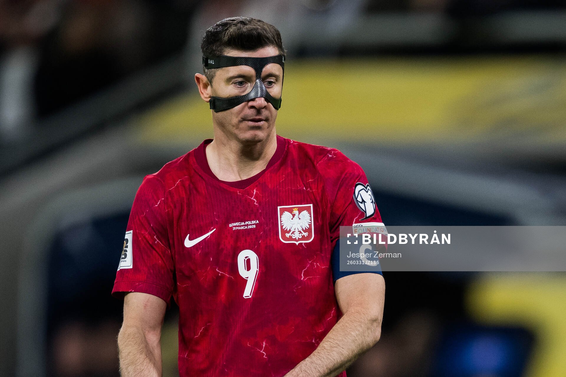 Robert Lewandowski of Poland