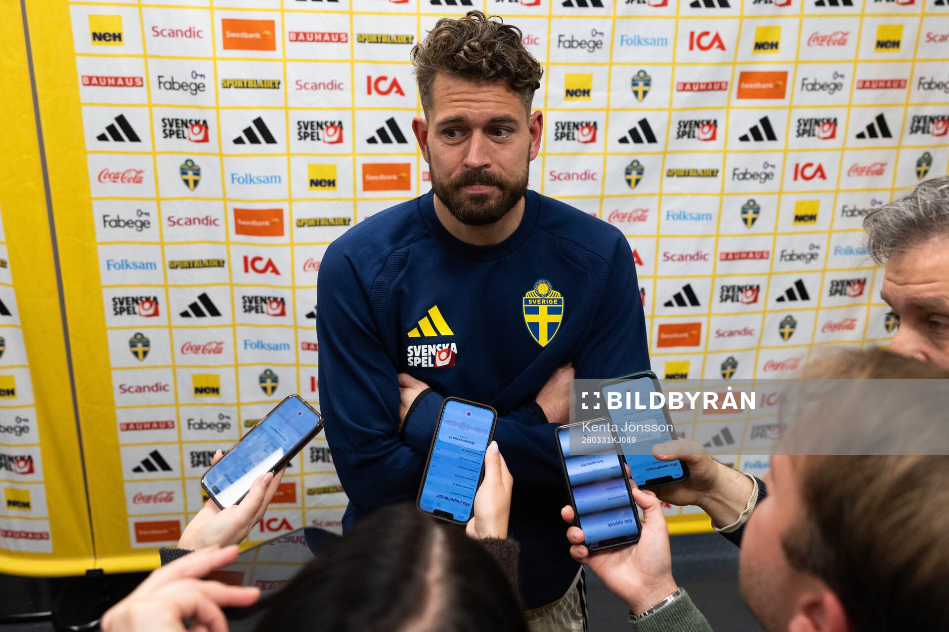 Goalkeeper Kristoffer Nordfeldt of Sweden