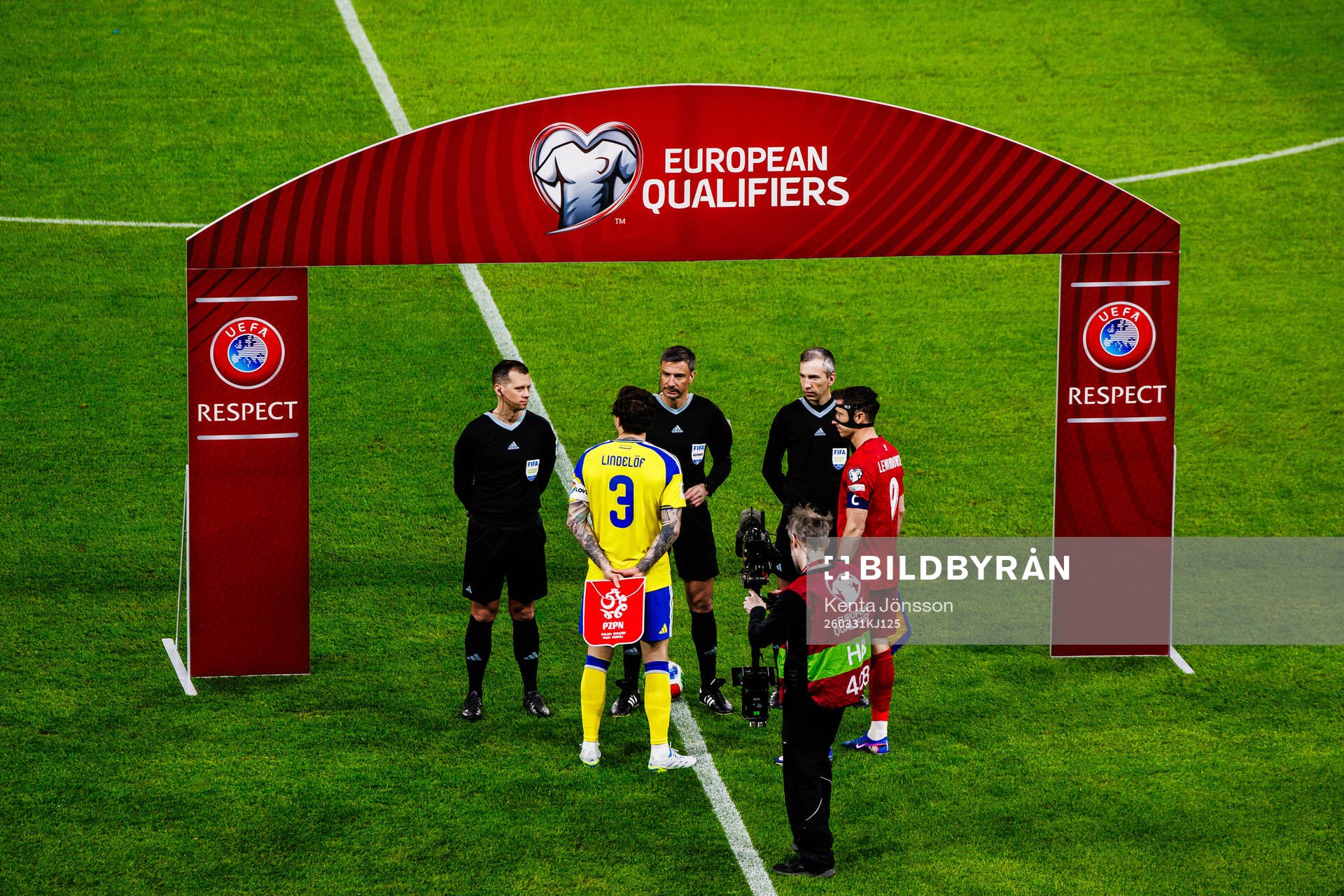 Referee Slavko Vincic, assistant referee Tomaz Klancnik,