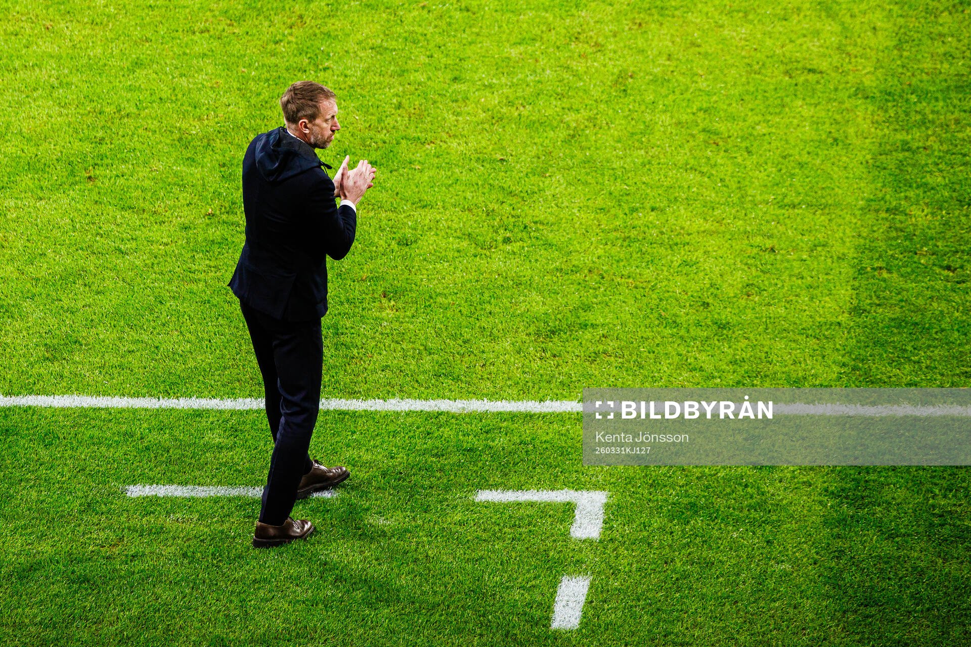 Head coach Graham Potter of Sweden