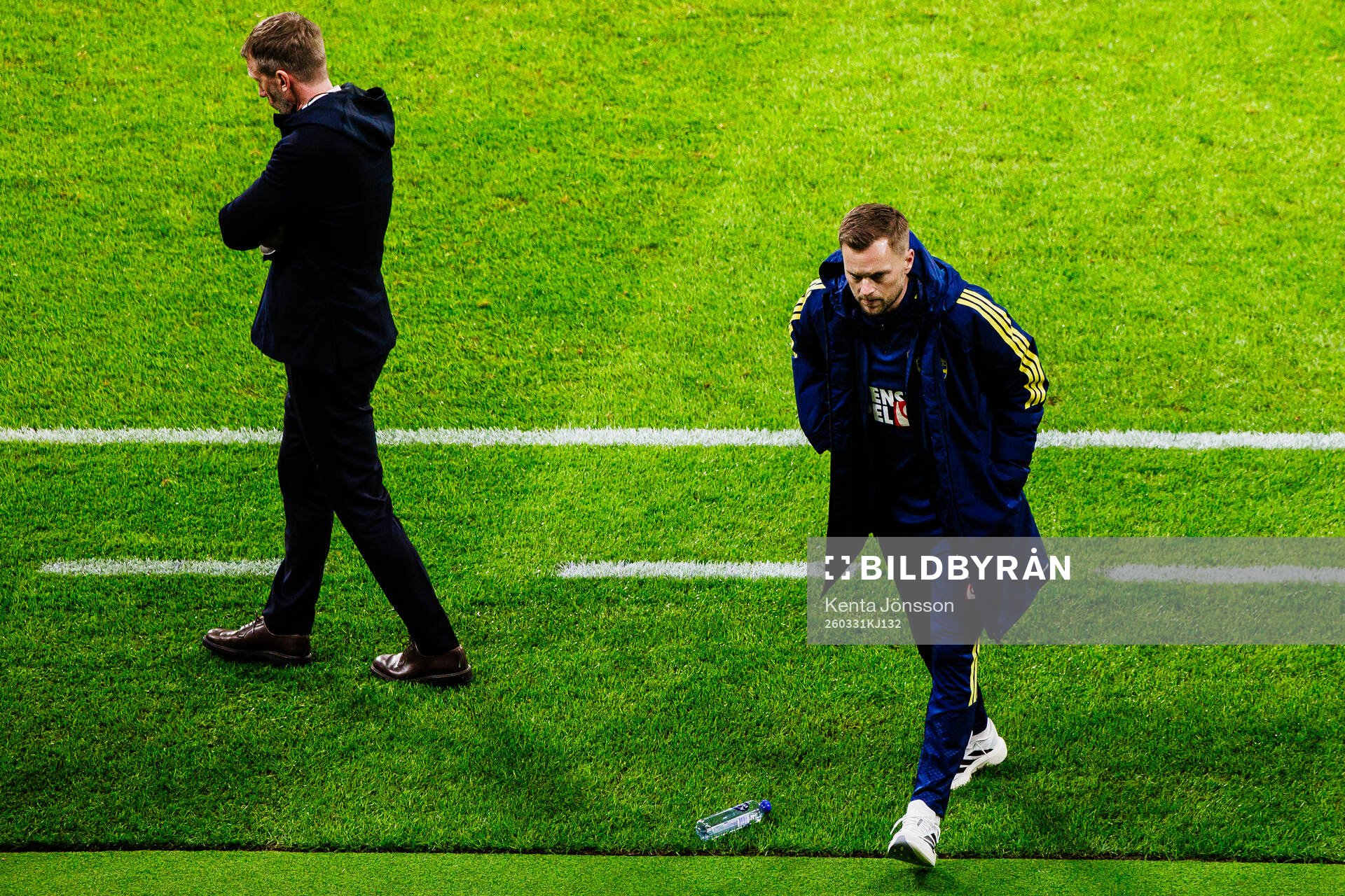 Head coach Graham Potter and assistant coach Sebastian