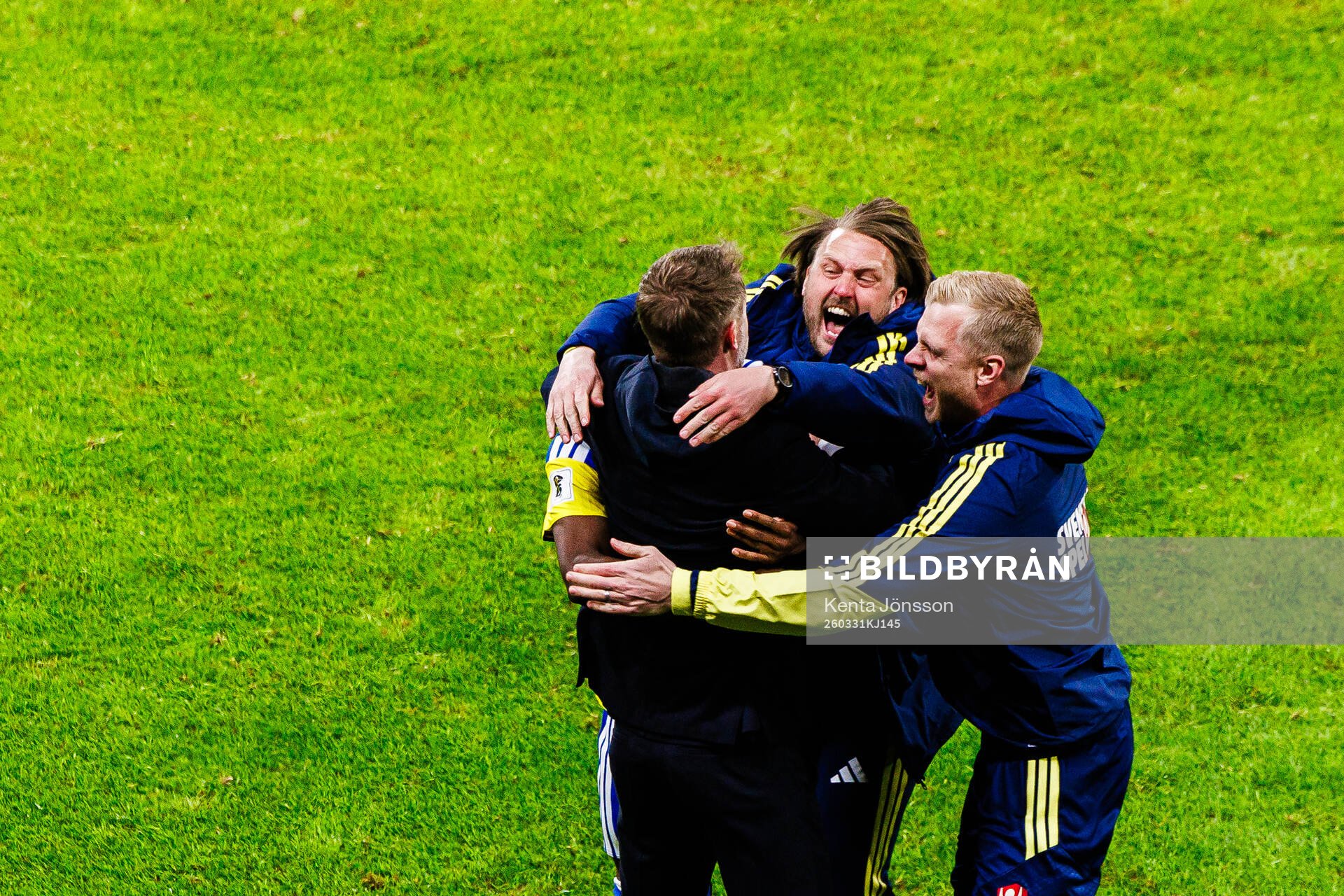 Head coach Graham Potter and assistant coach Björn Hamberg