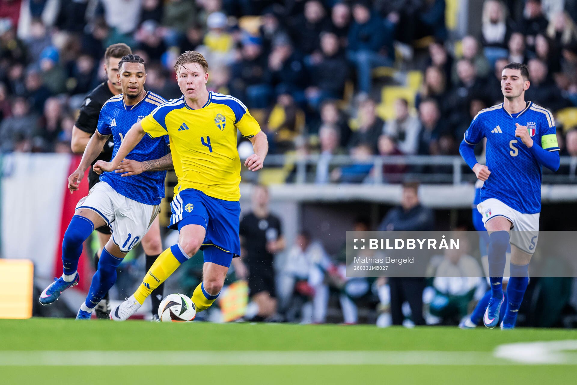 Cher Ndour of Italy and Nils Zätterström of Sweden