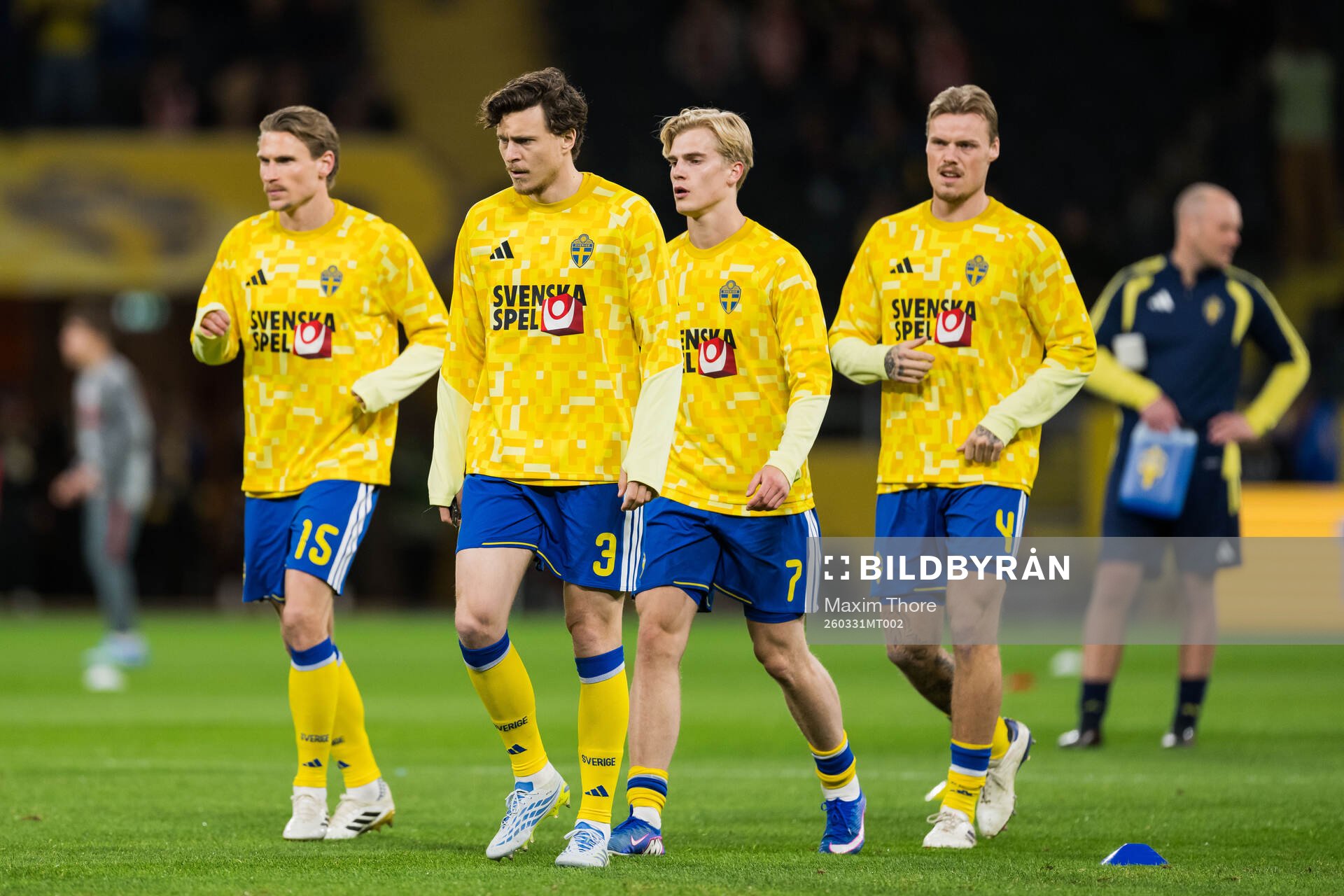 Carl Starfelt, Victor Nilsson Lindelöf, Lucas Bergvall,
