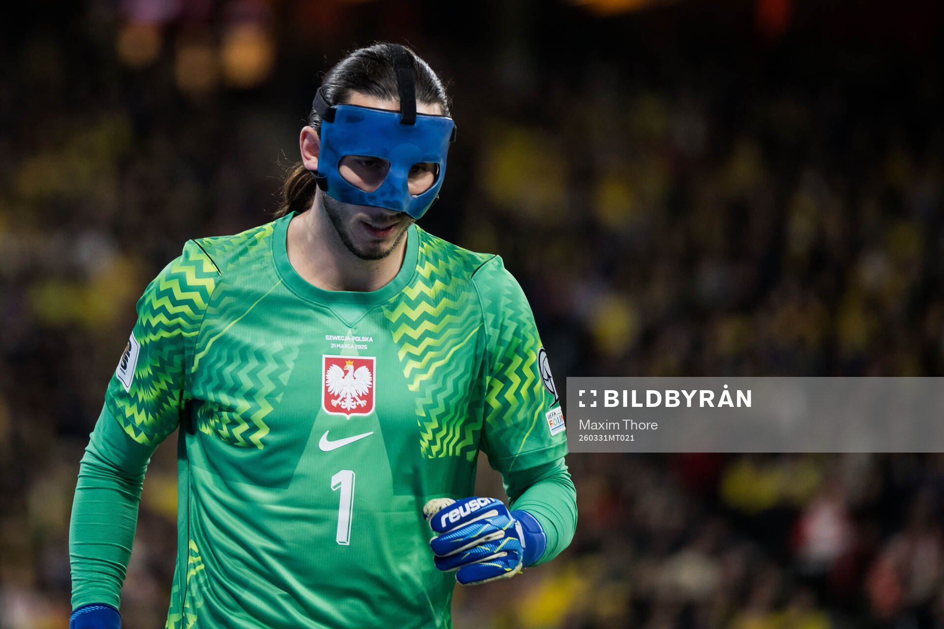 Goalkeeper Kamil Grabara of Poland