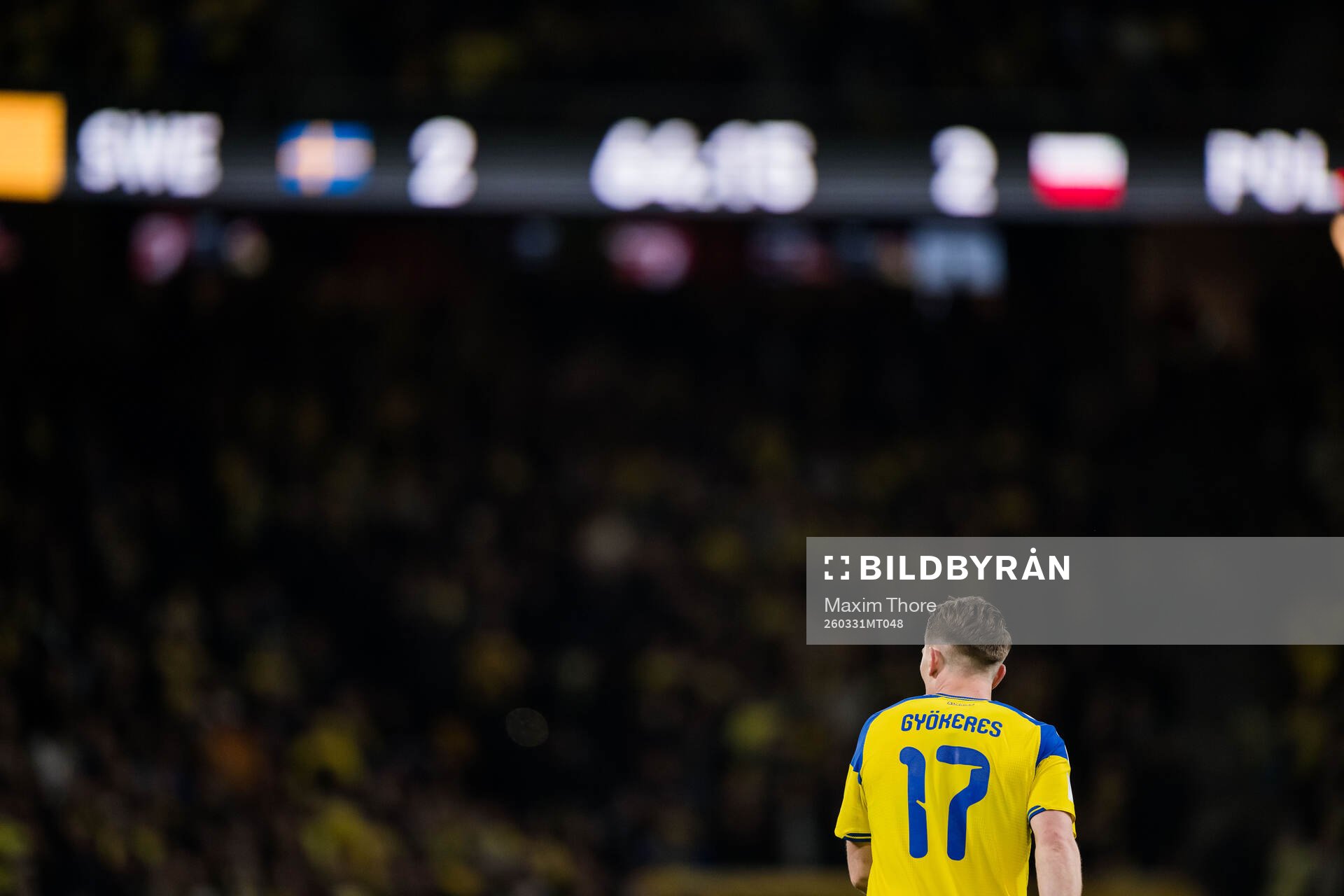 Viktor Gyökeres of Sweden