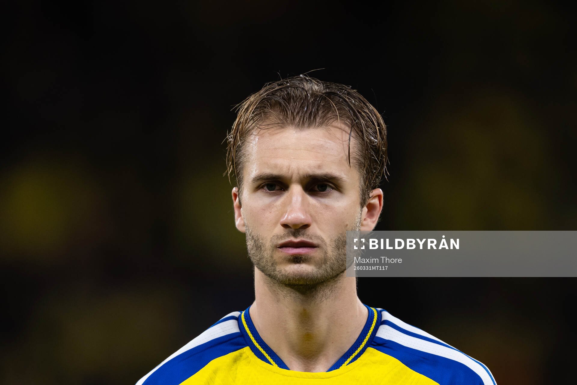 Benjamin Nygren of Sweden at line up