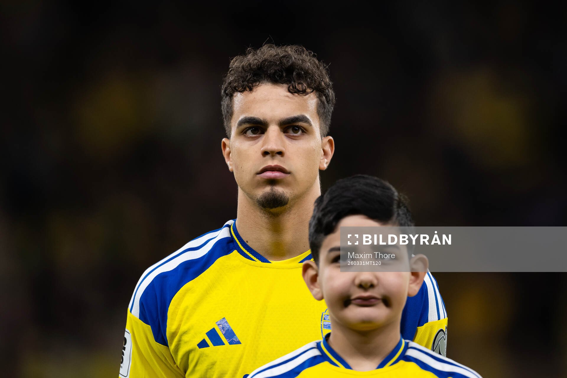 Yasin Ayari of Sweden at line up