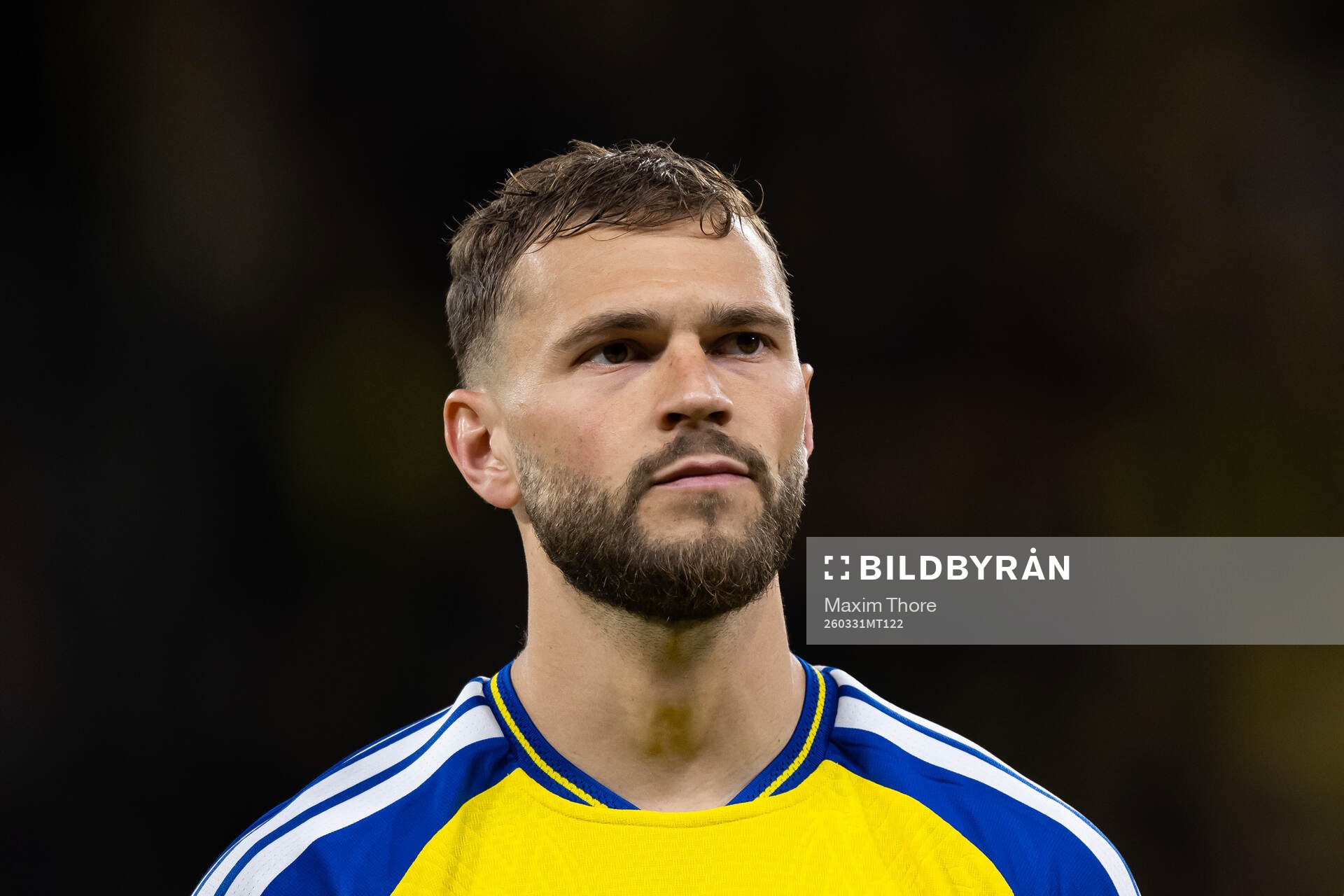 Jesper Karlström of Sweden at line up