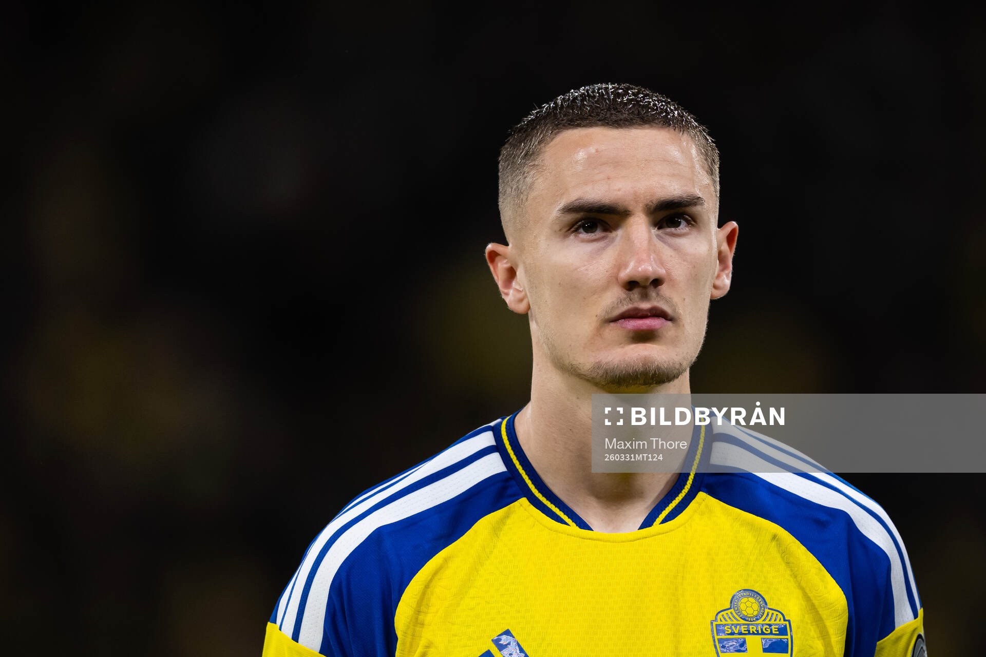 Gustaf Lagerbielke of Sweden at line up