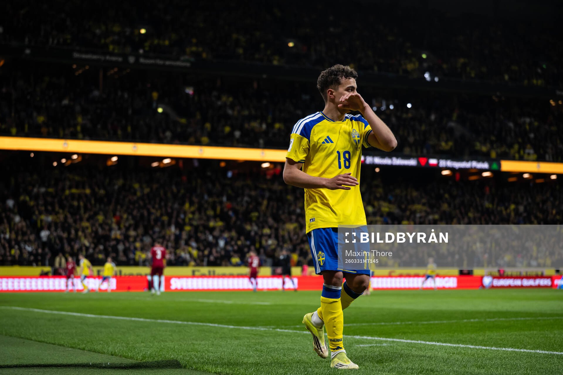 Yasin Ayari of Sweden