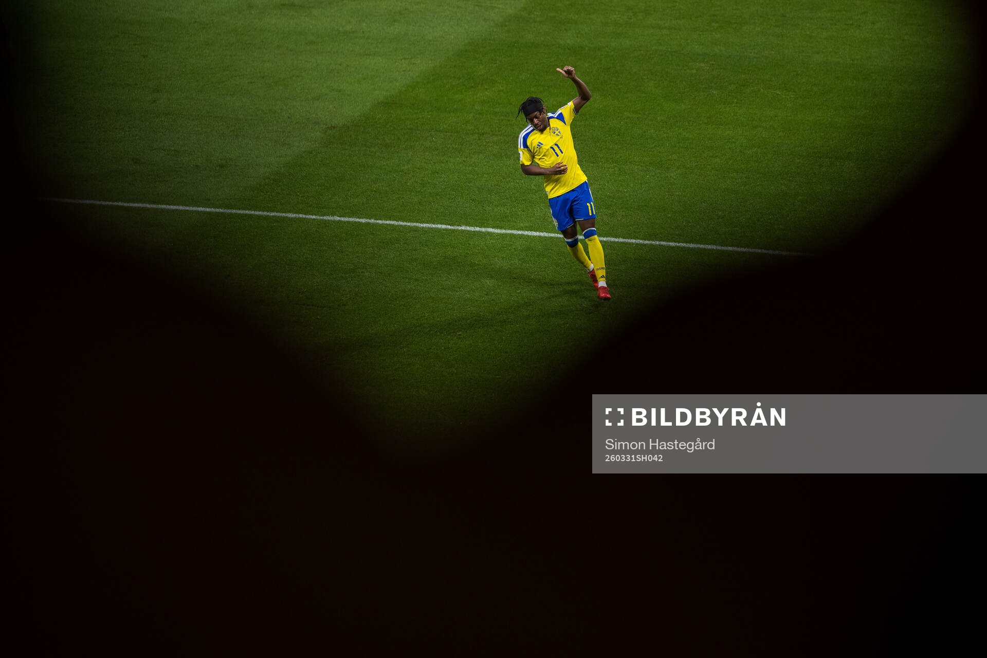 Anthony Elanga of Sweden