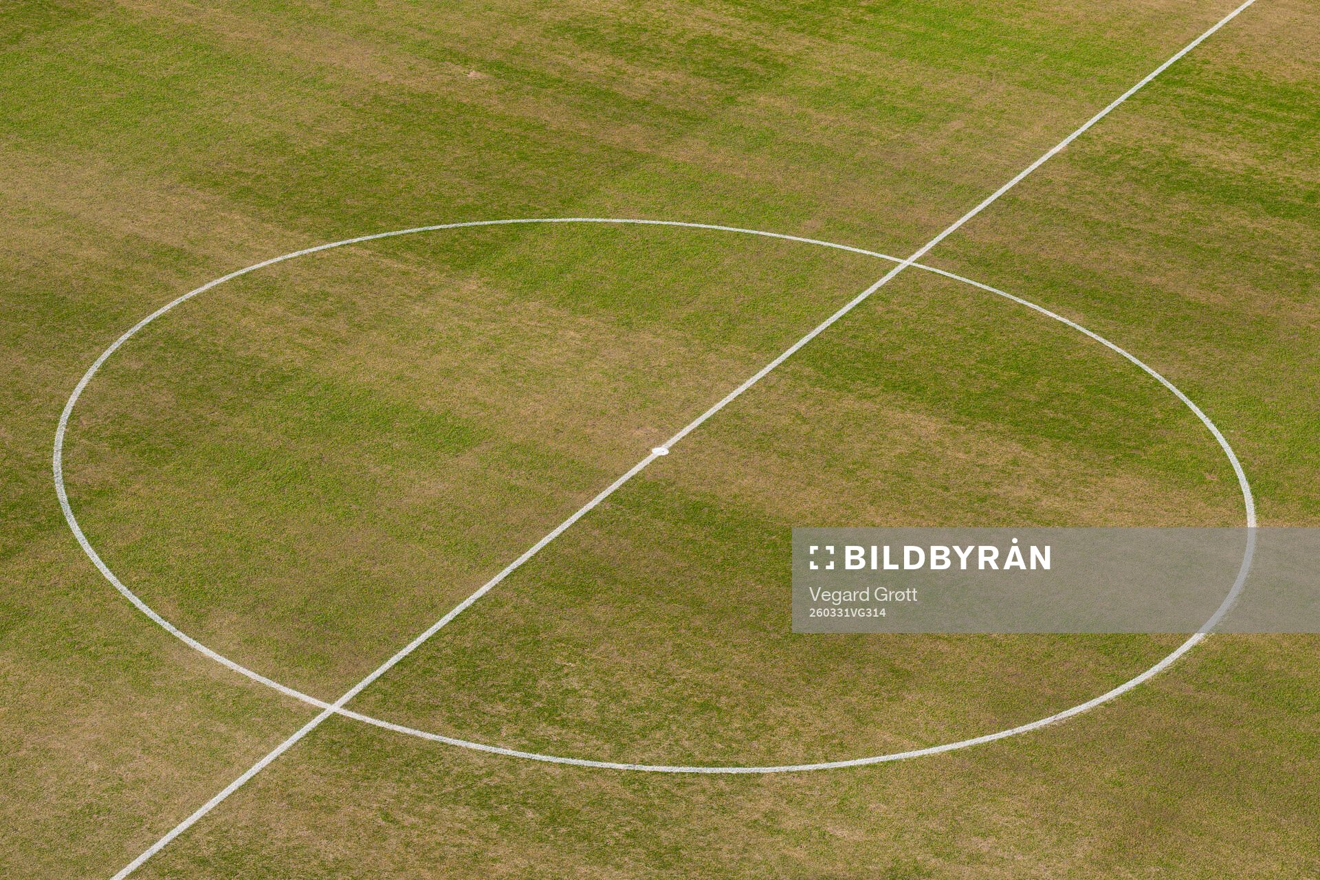 The pitch at Ullevaal Stadion