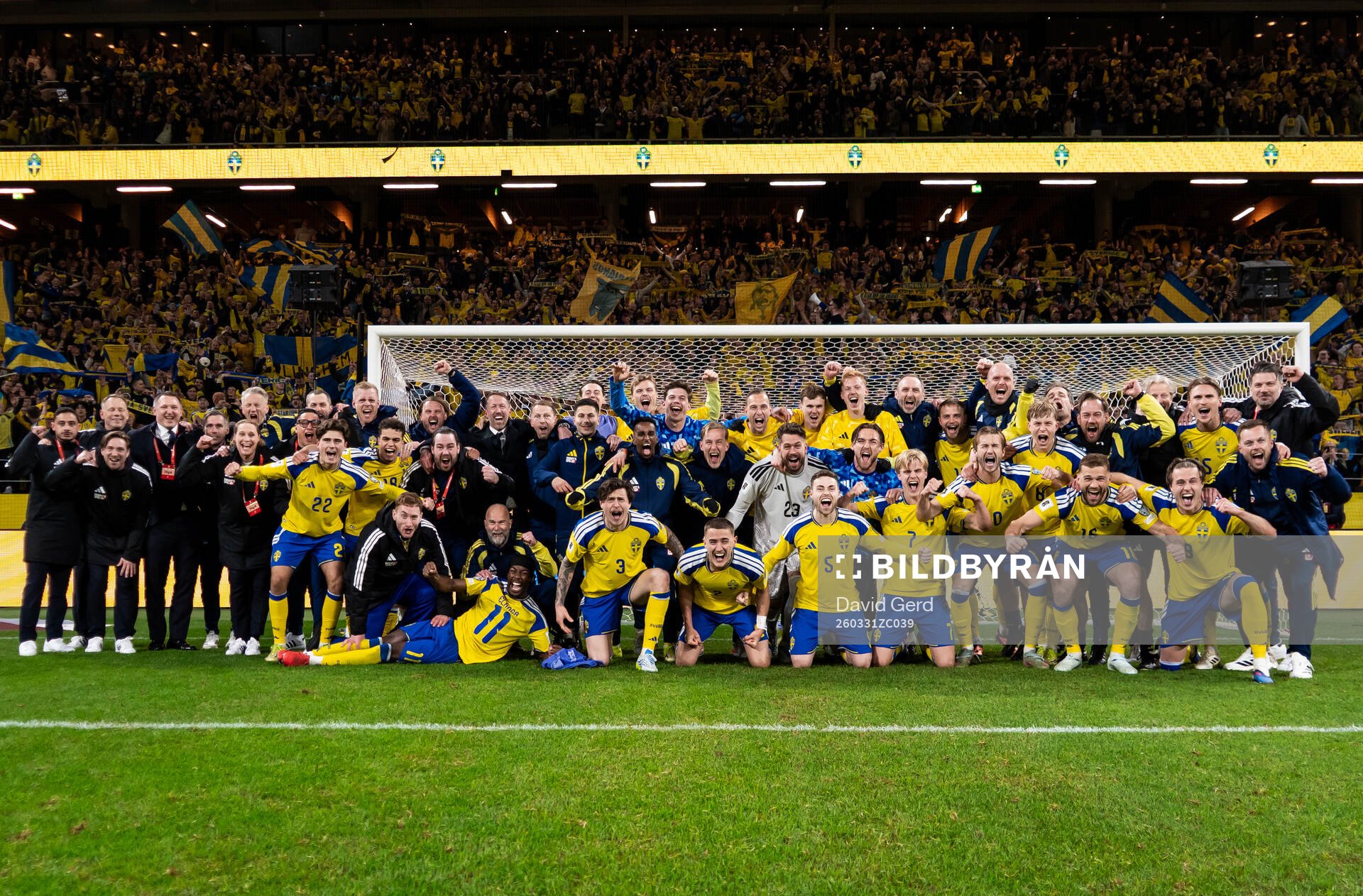In this handout picture from the Swedish Football