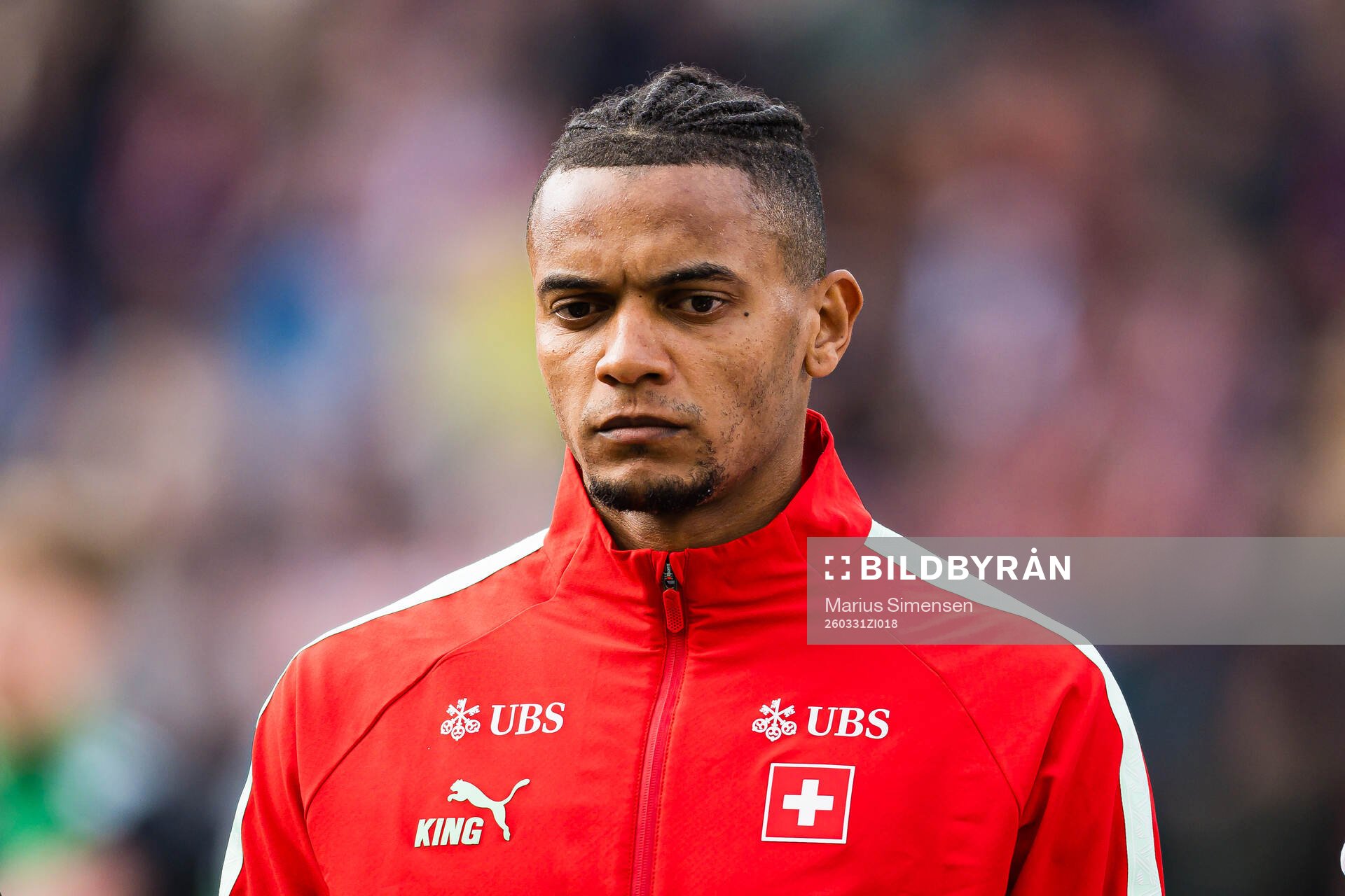 Manuel Akanji of Switzerland