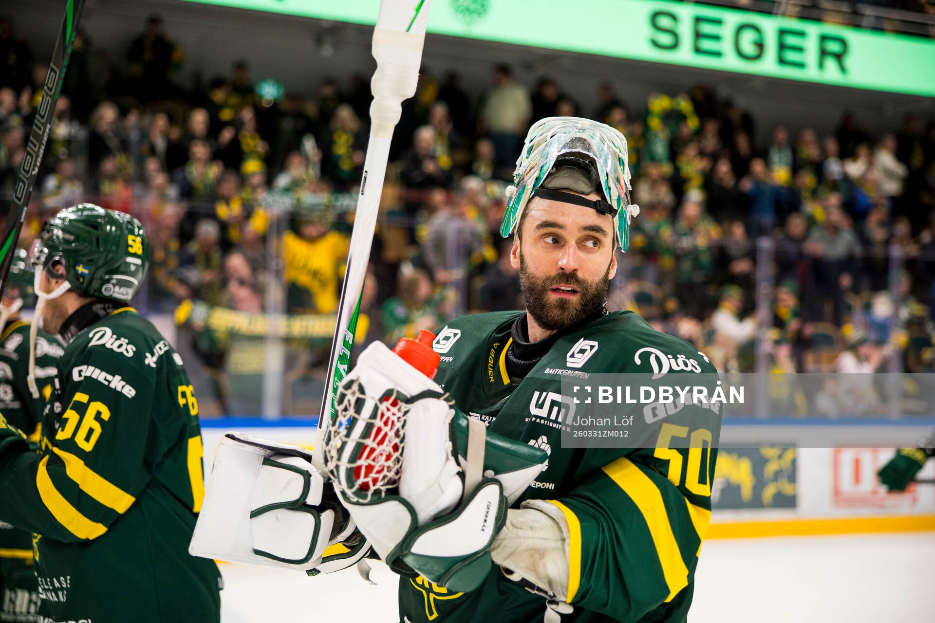 Björklövens målvakt Frans Tuohimaa