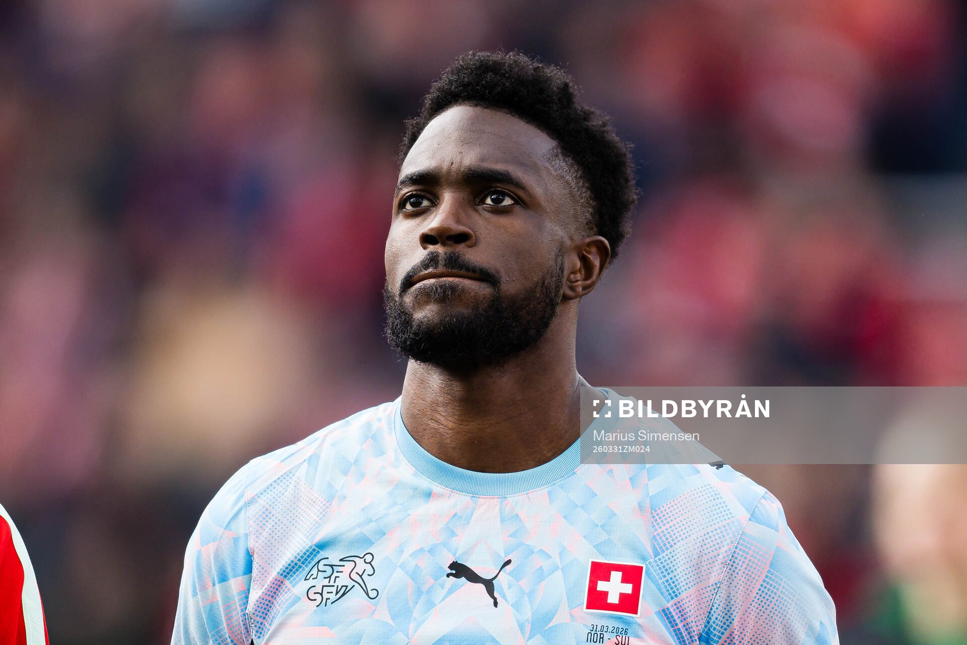 Goalkeeper Yvon Mvogo of Switzerland