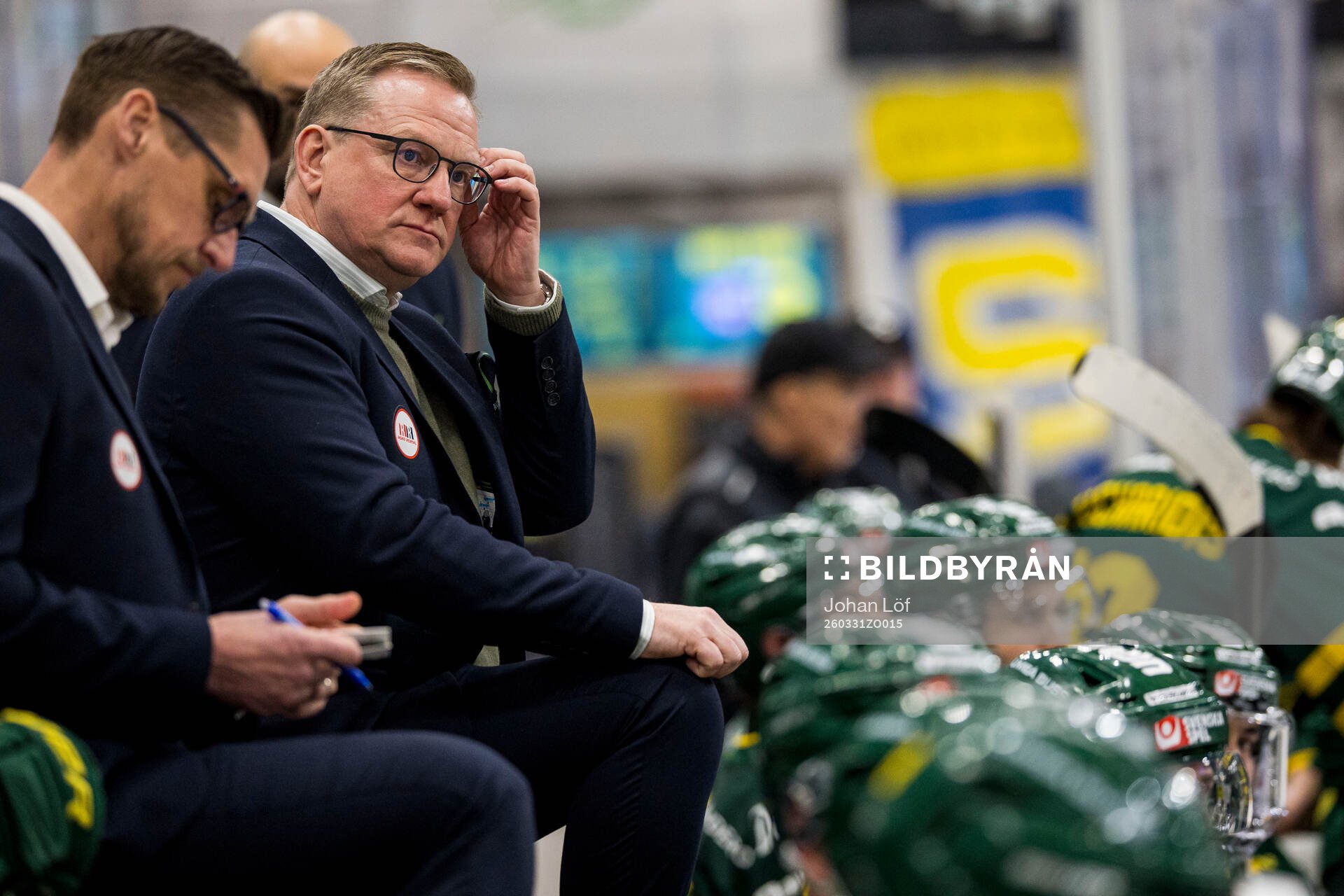 Björklövens huvudtränare Magnus Bogren