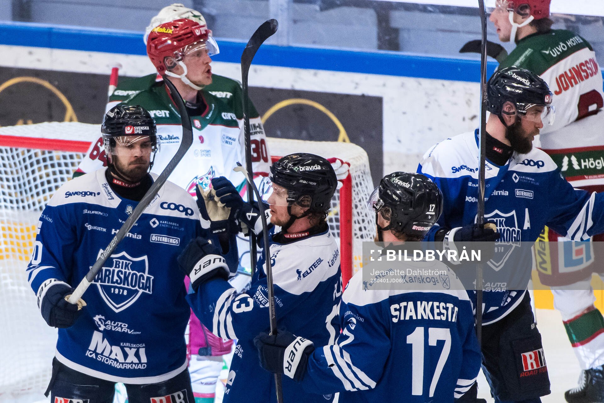 Karlskogas Kalle Jellvert jublar