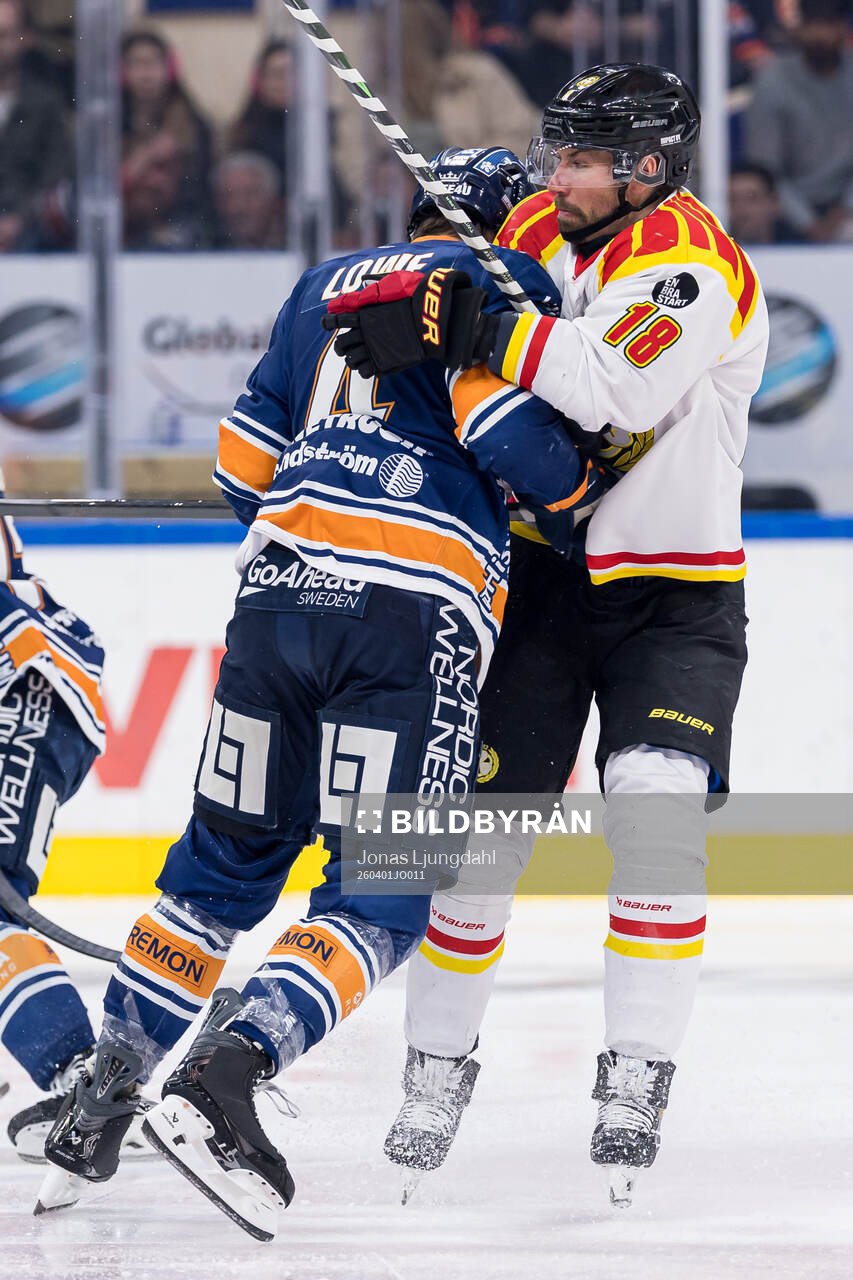Växjös Keegan Lowe och Brynäs Anton Rödin