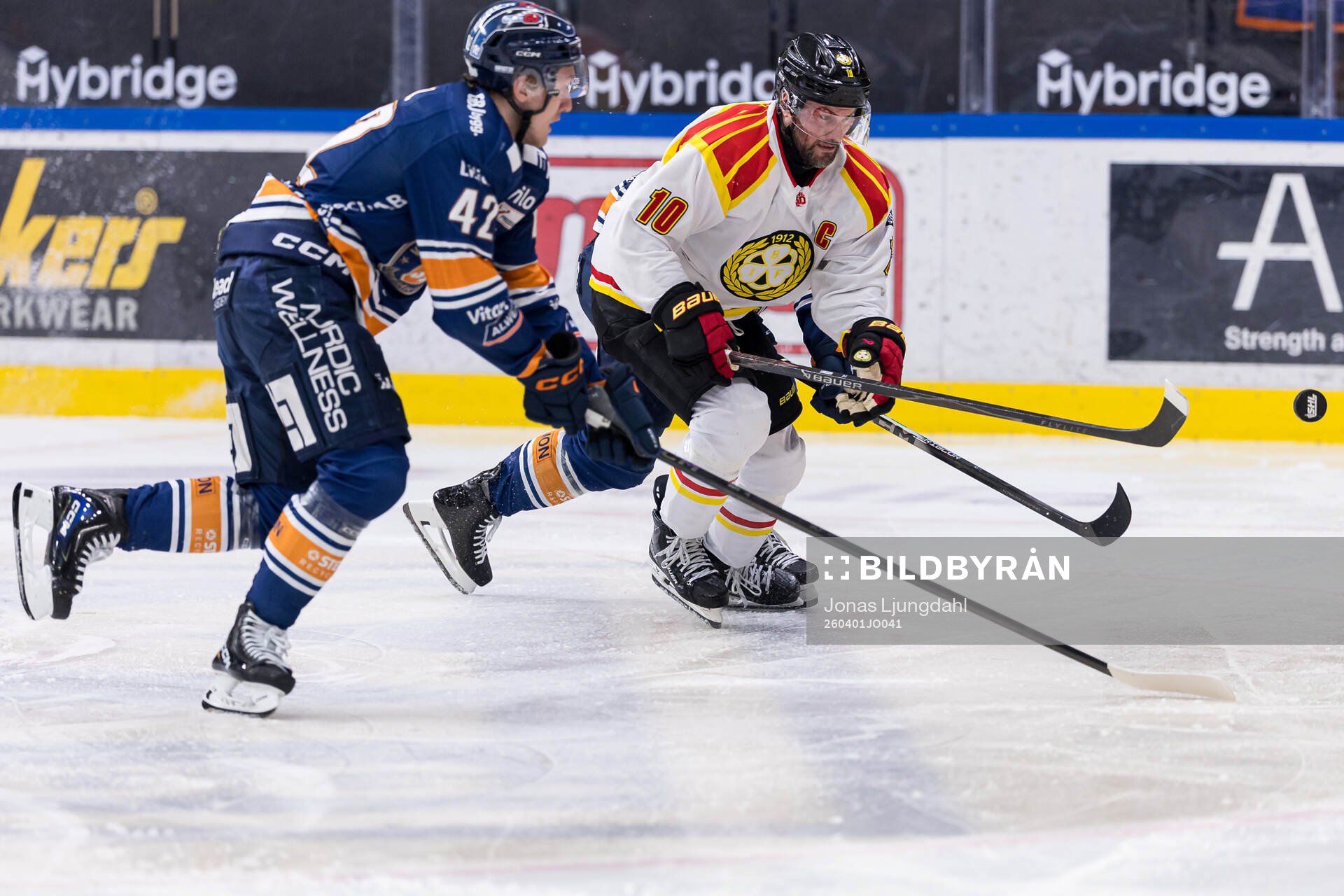 Växjös Kalle Kratz och Brynäs Johan Larsson