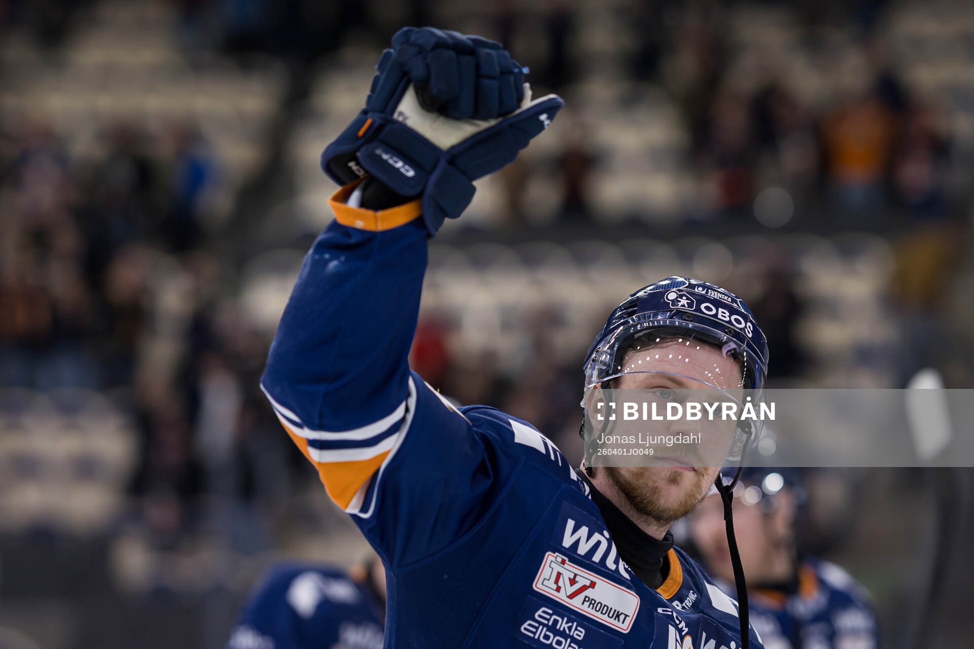 Växjös Joel Persson jublar