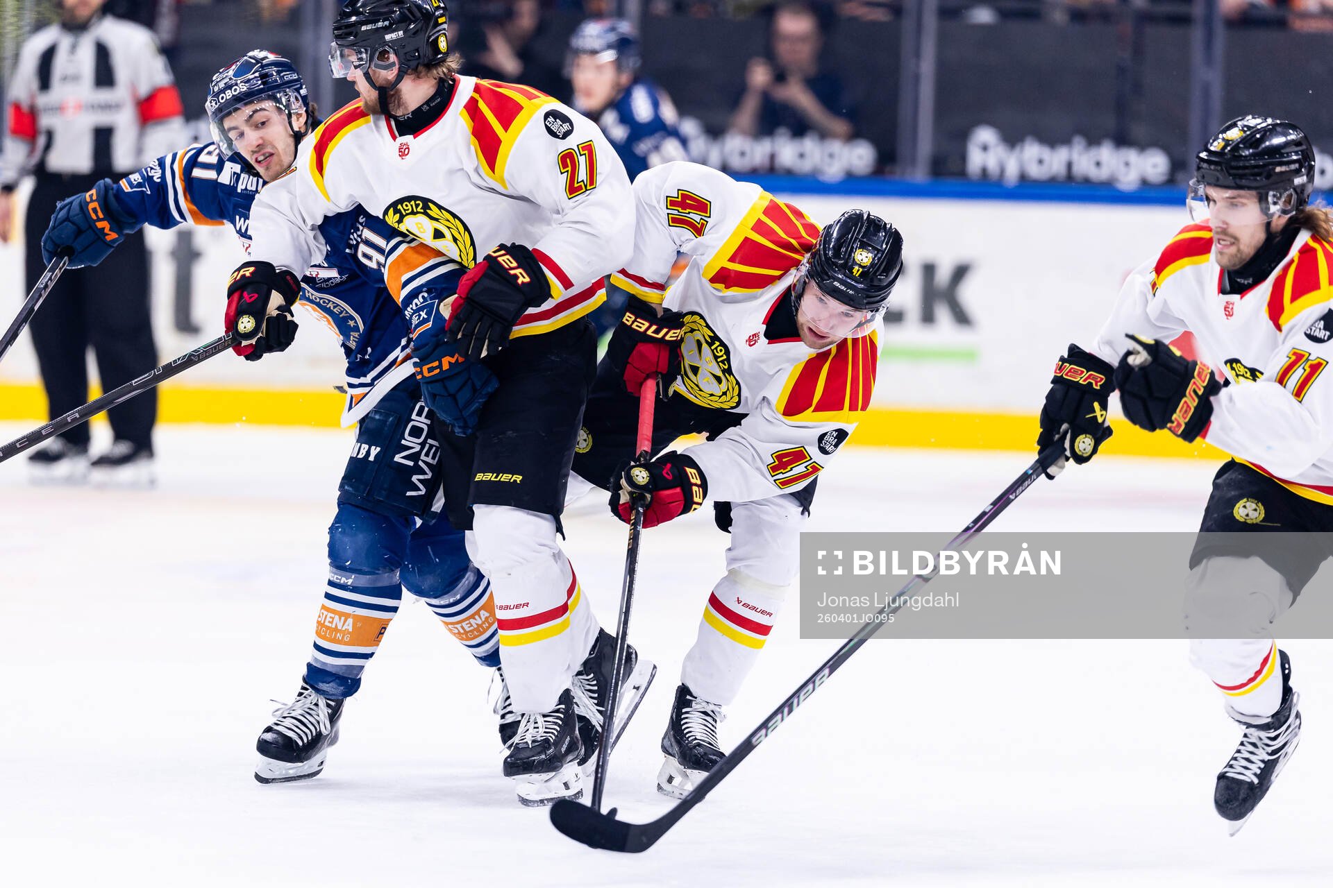 Växjös Felix Robert, Brynäs Mattias Norlinder och Lucas