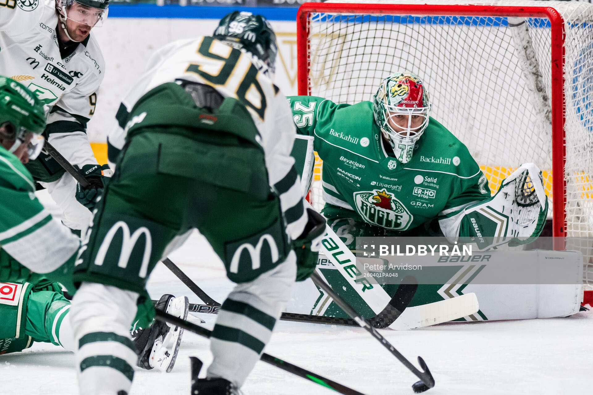 Rögles målvakt Arvid Holm