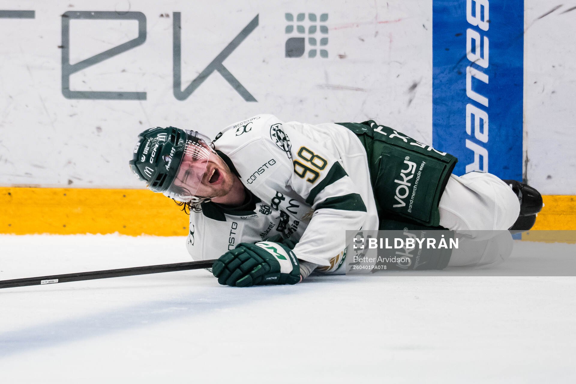 Färjestads Marian Studenic har ont