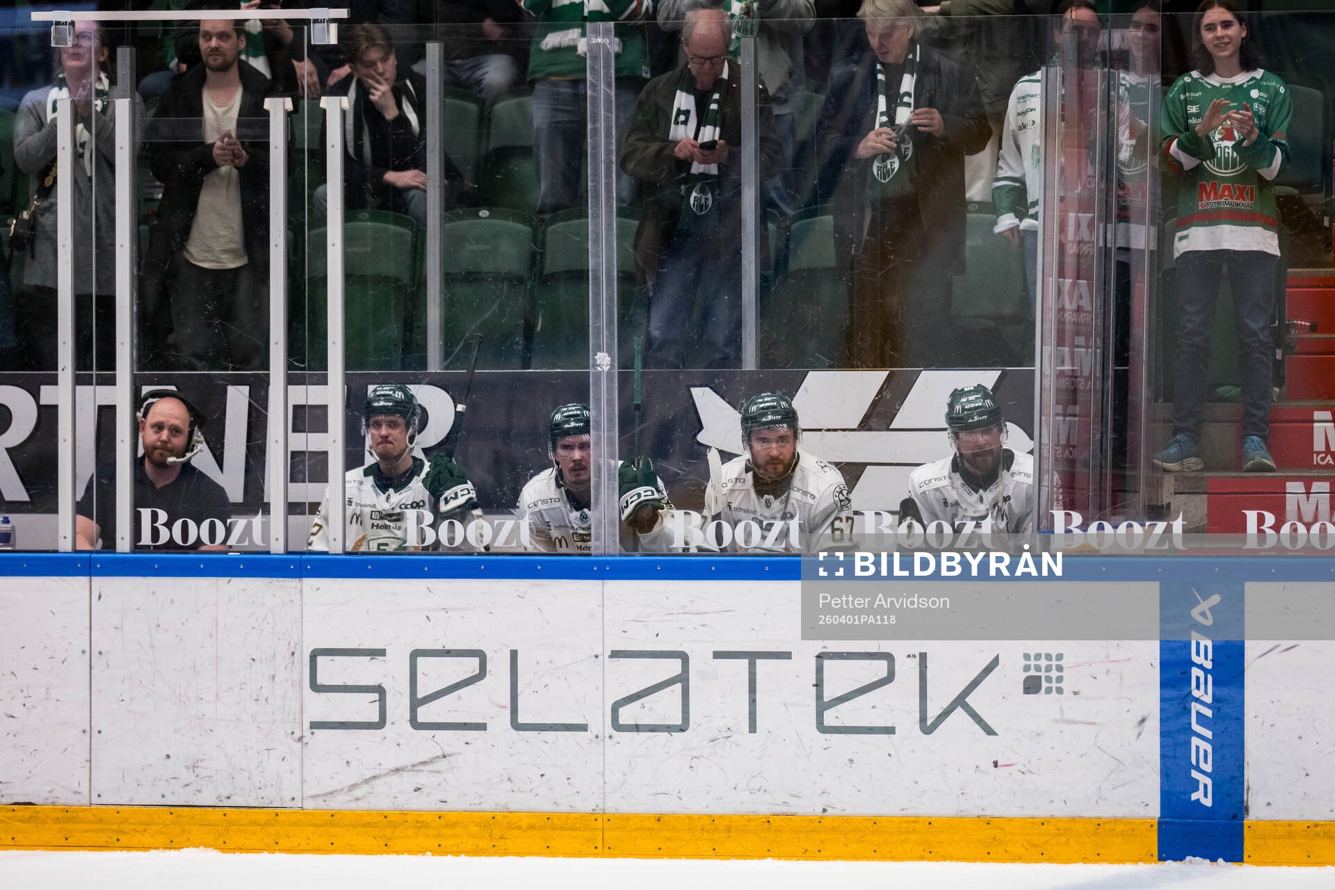 Färjestads Magnus Nygren, Joakim Nygård, Radim Zohorna