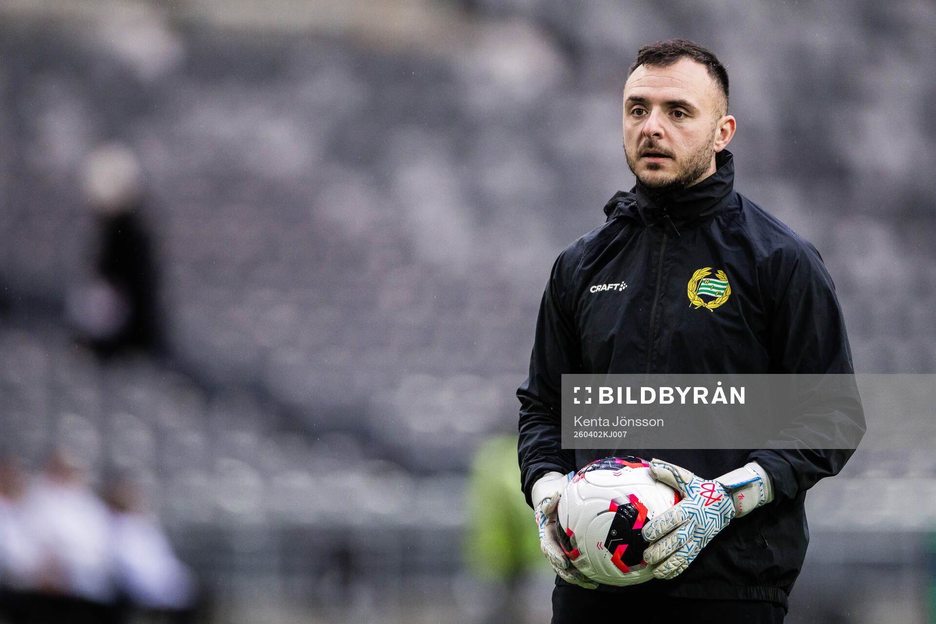 Goalkeeper coach Aleksandar Vasilic of Hammarby
