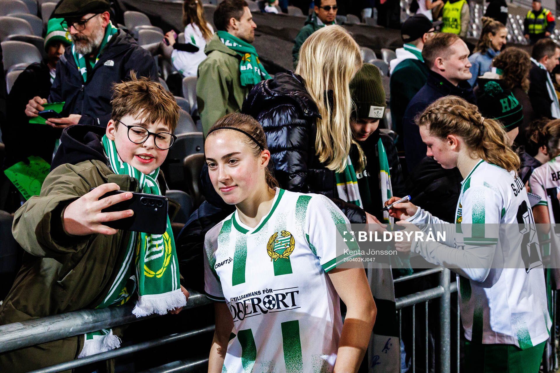Vilma Emilia Koivisto of Hammarby celebrates