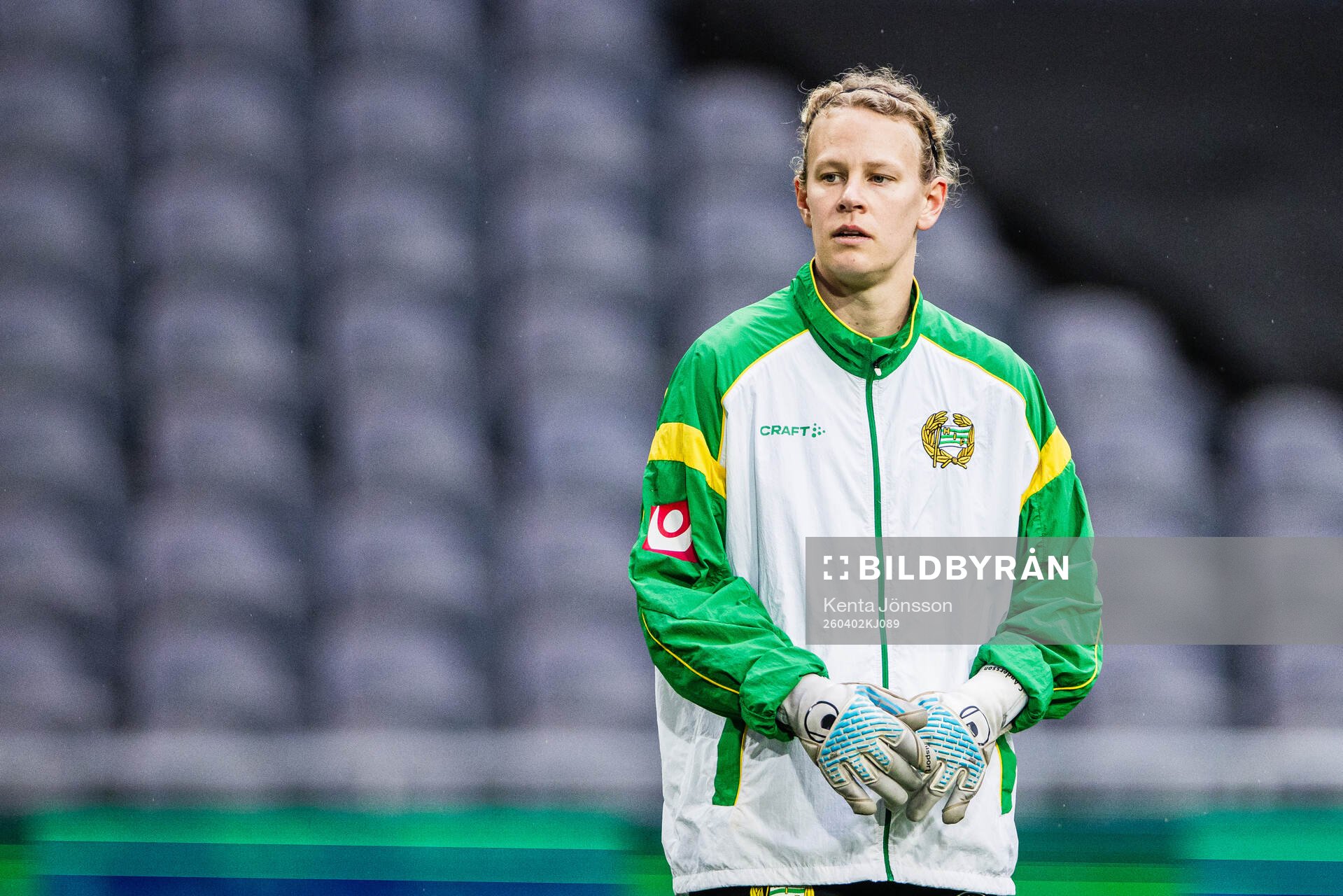 Goalkeeper Cajsa Andersson