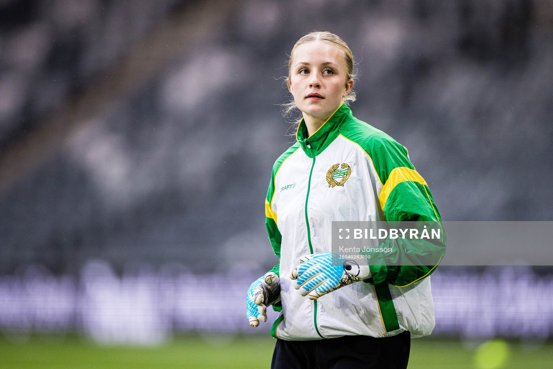 Goalkeeper Alice Olsson of Hammarby