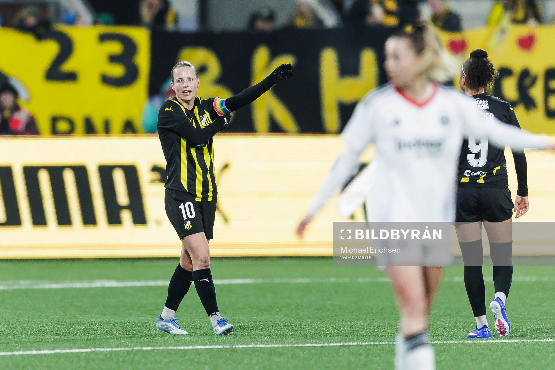 Anna Anvegård of Häcken looks dejected