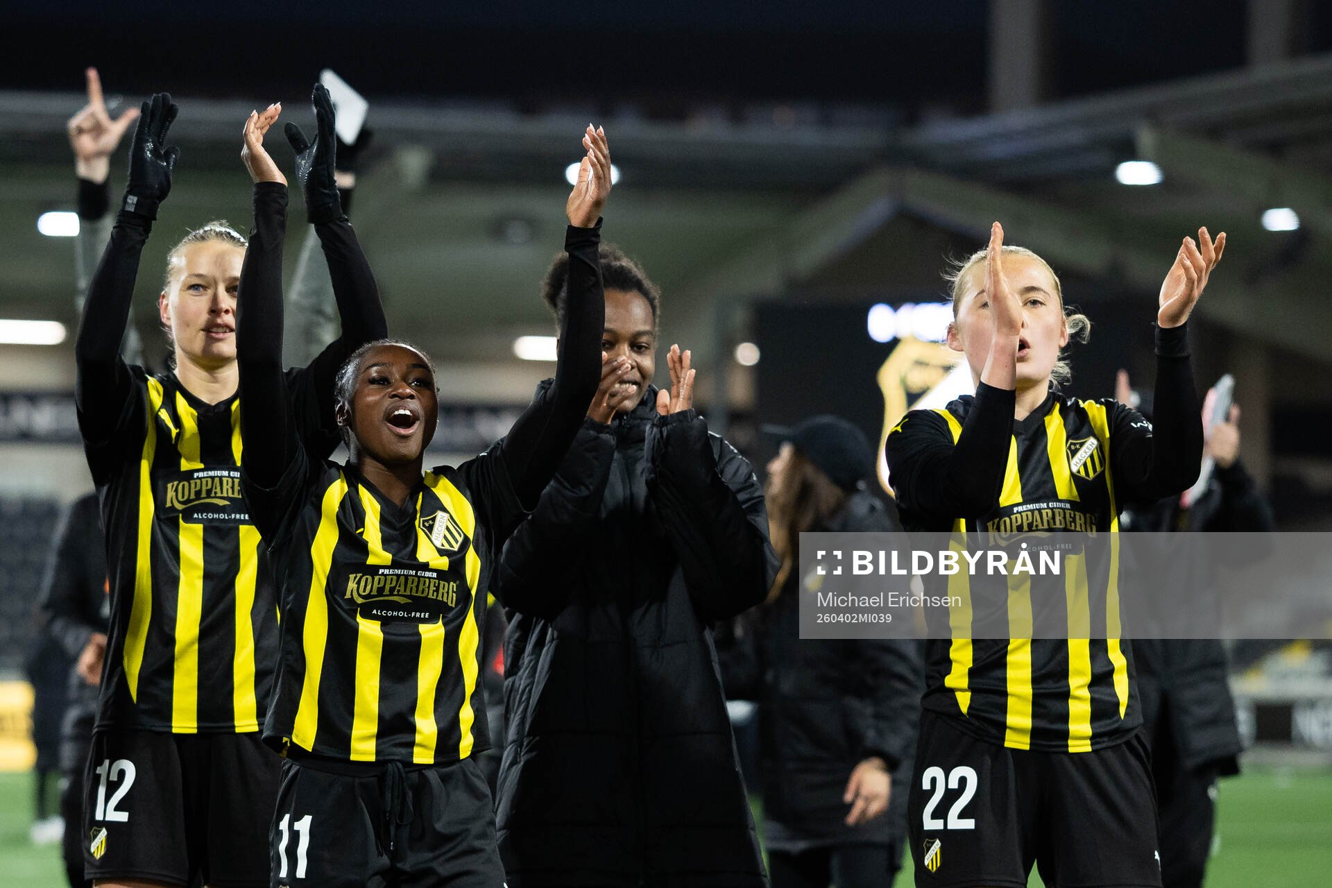 Stine Sandbech, Monica Jusu Bah, Faith Chinzimu and Paulina