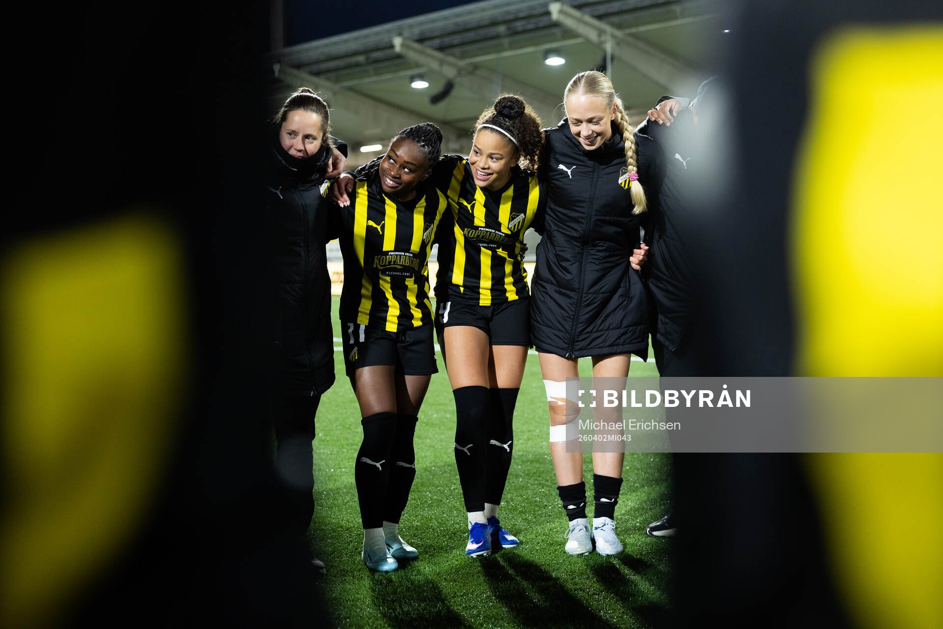 Monica Jusu Bah, Felicia Schröder and Lisa Löwing of