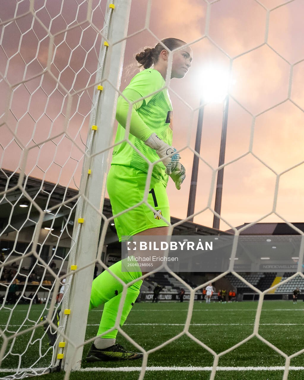 Goalkeeper Fanney Birkisdottir of Häcken