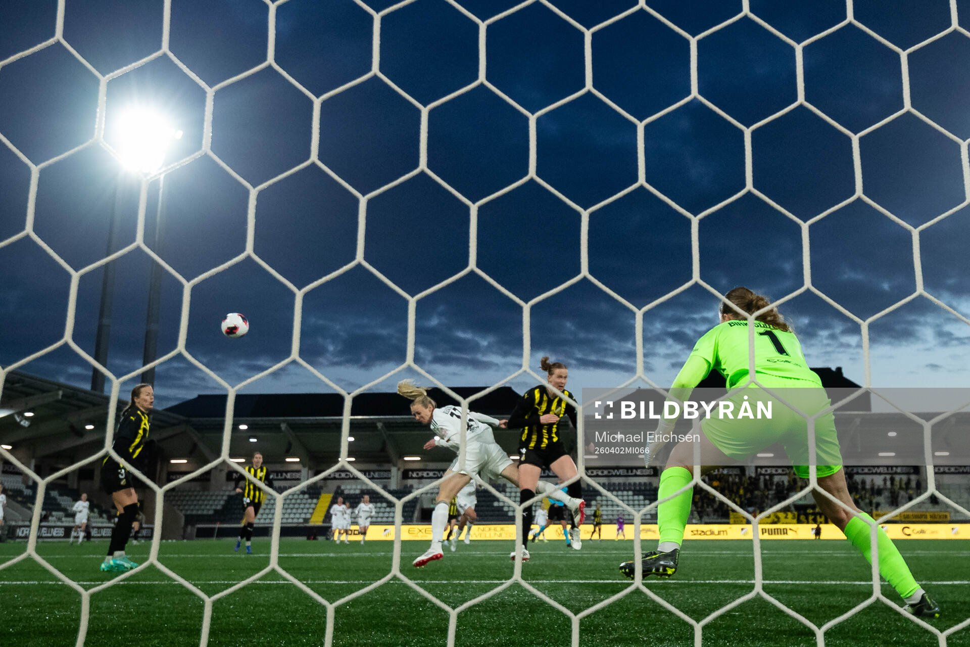 Goalkeeper Fanney Birkisdottir of Häcken