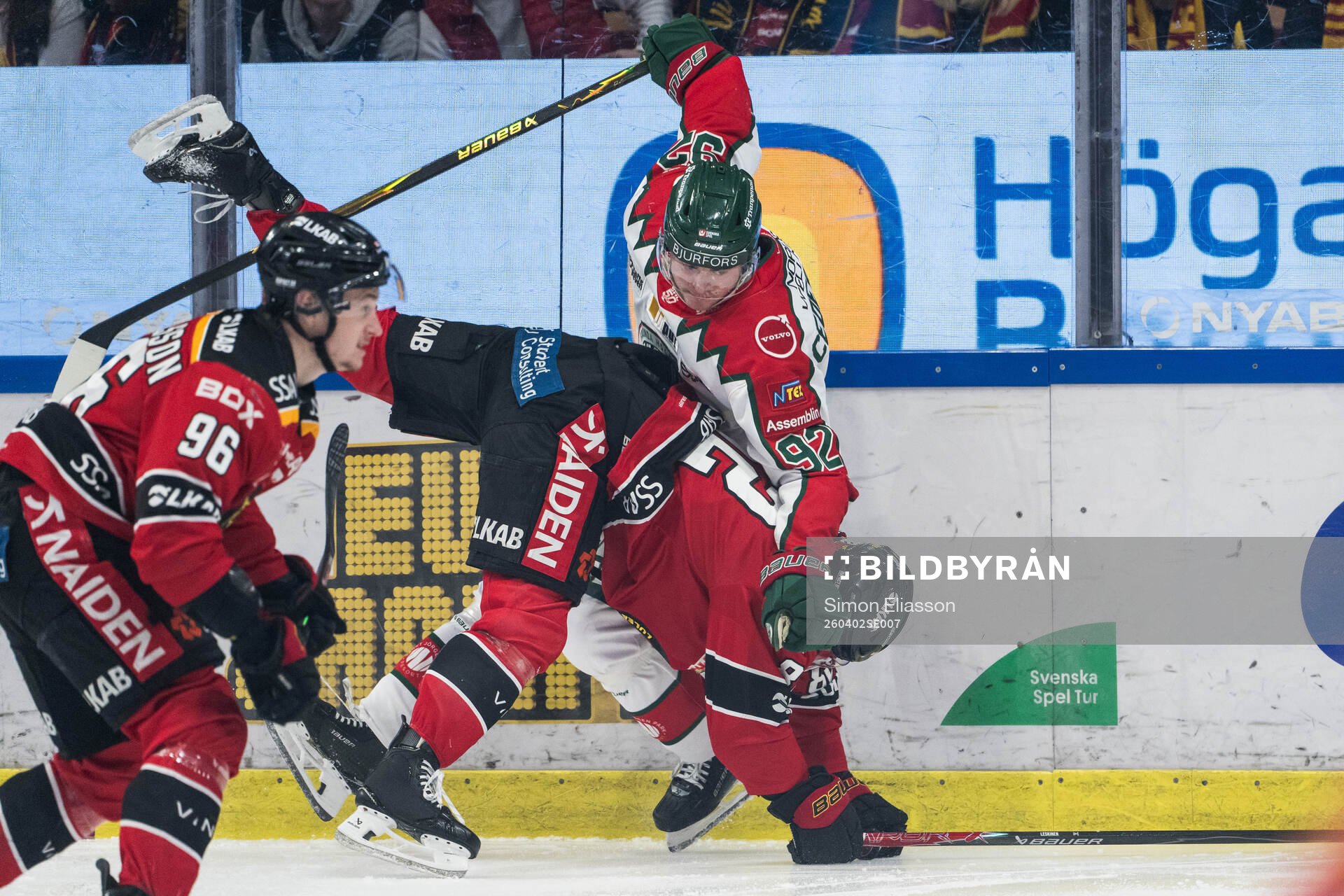 Luleås Otto Leskinen och Frölundas Filip Cederqvist