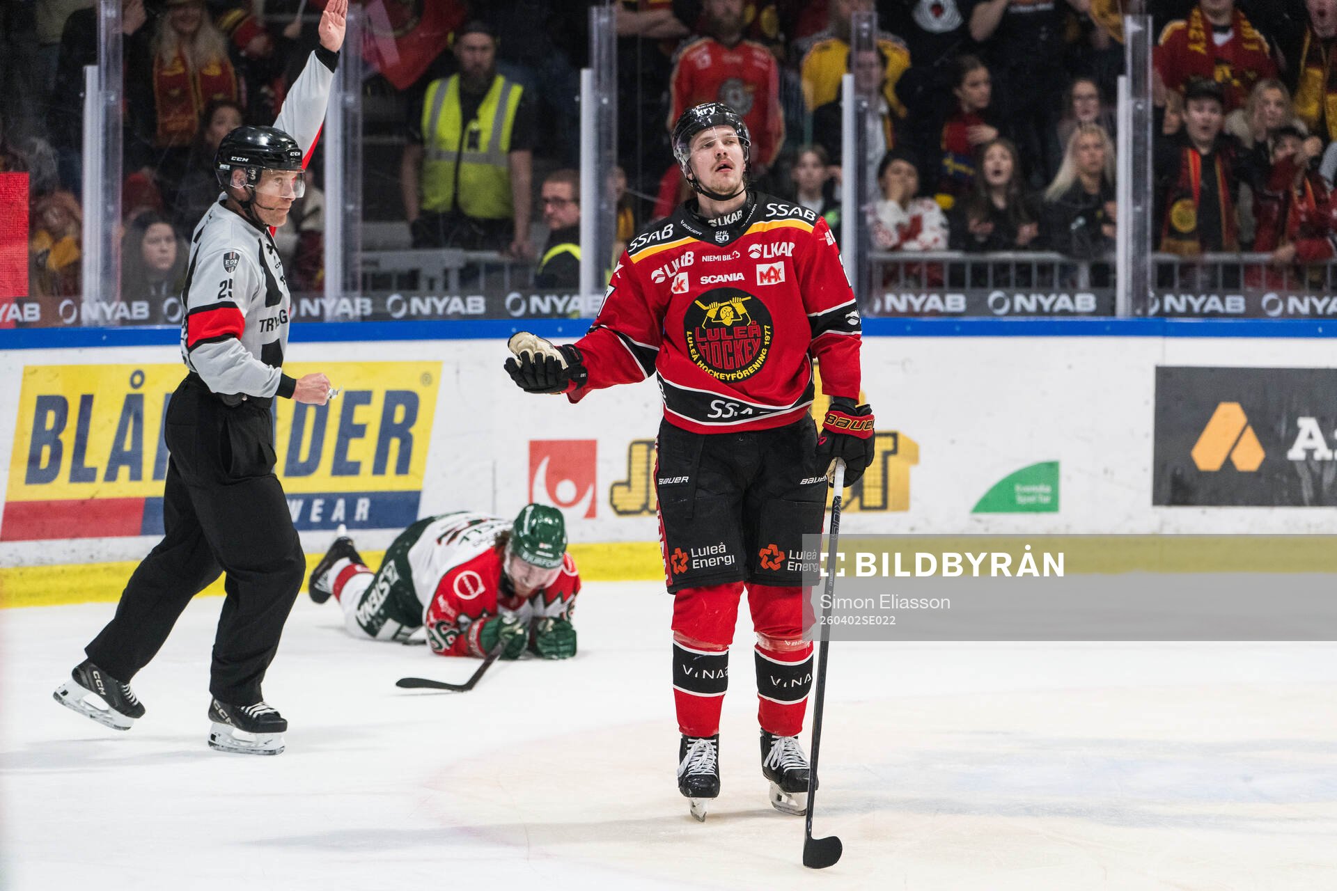 Frölundas Erik Thorell och Luleås Oskari Laaksonen