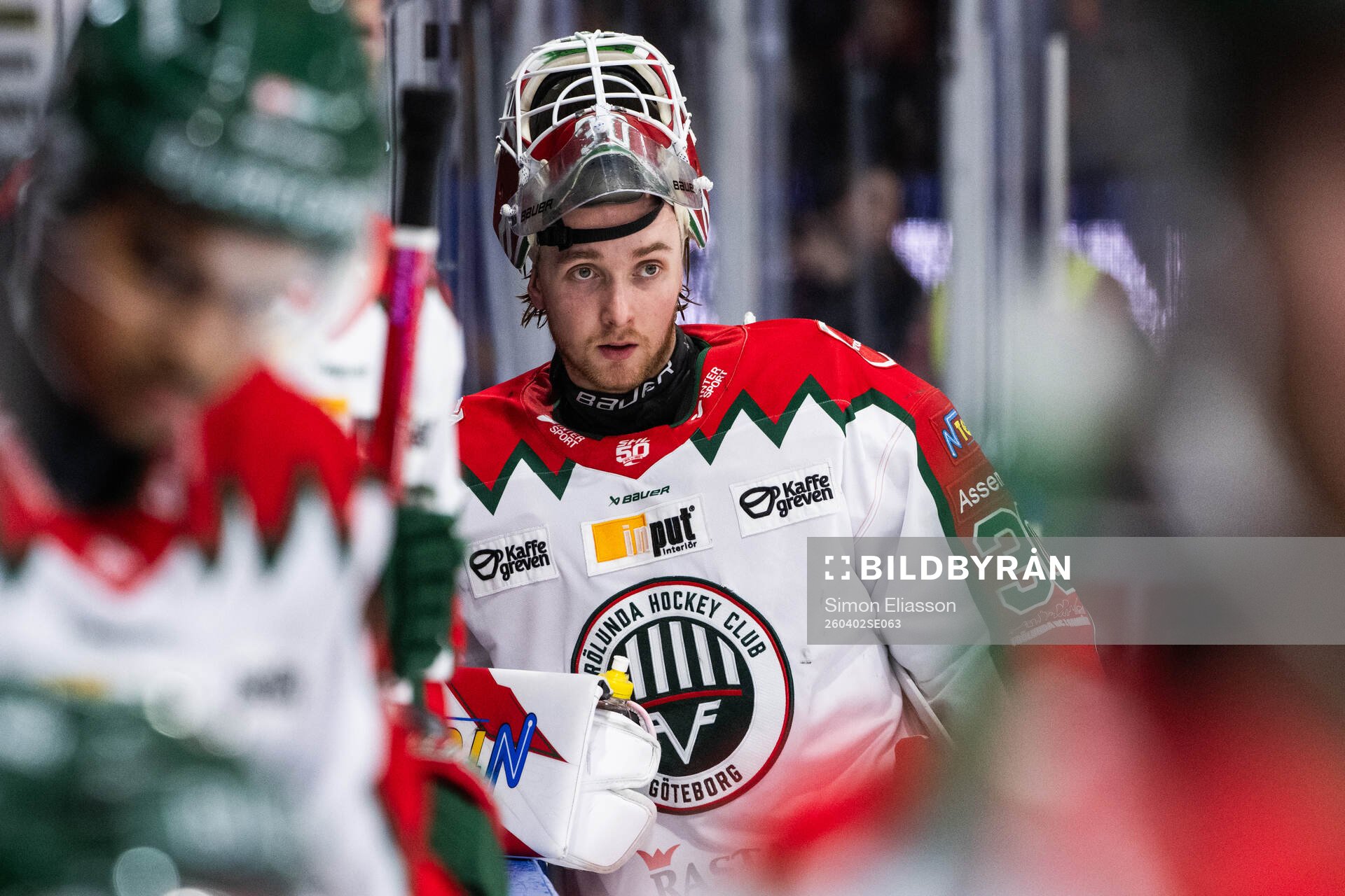Frölundas målvakt Tobias Normann