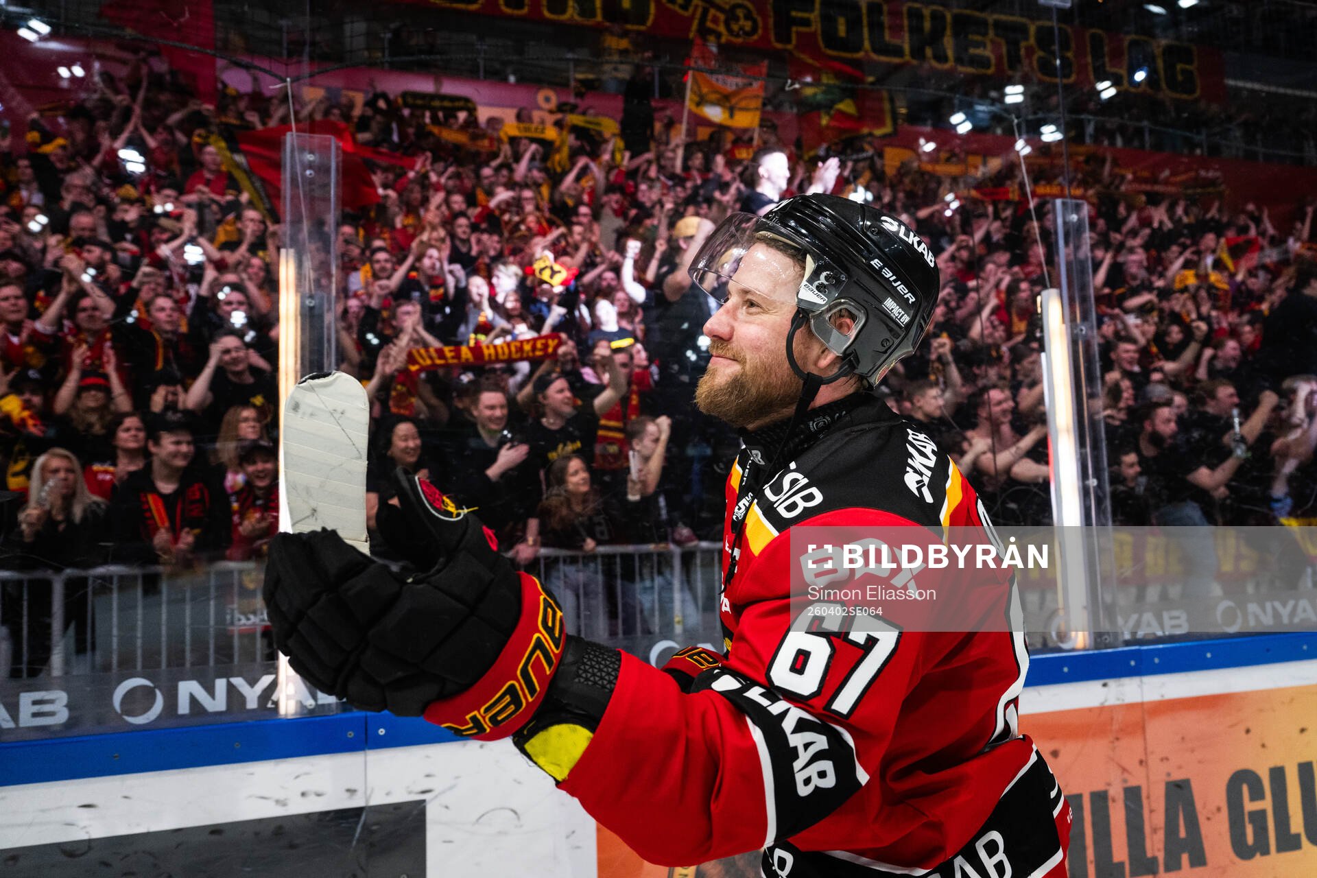 Luleås Linus Omark jublar