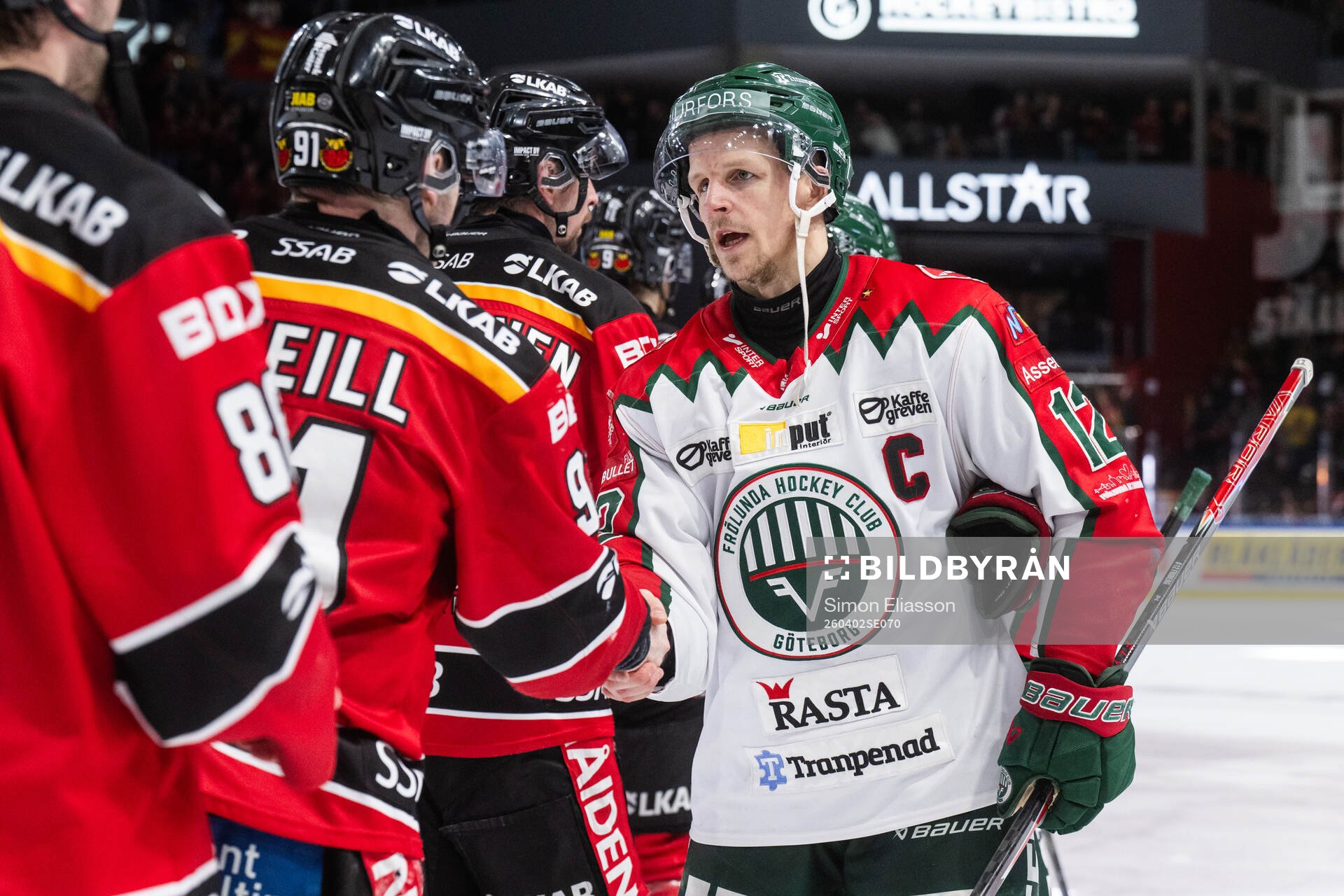 Frölundas Max Friberg tackar motståndarna
